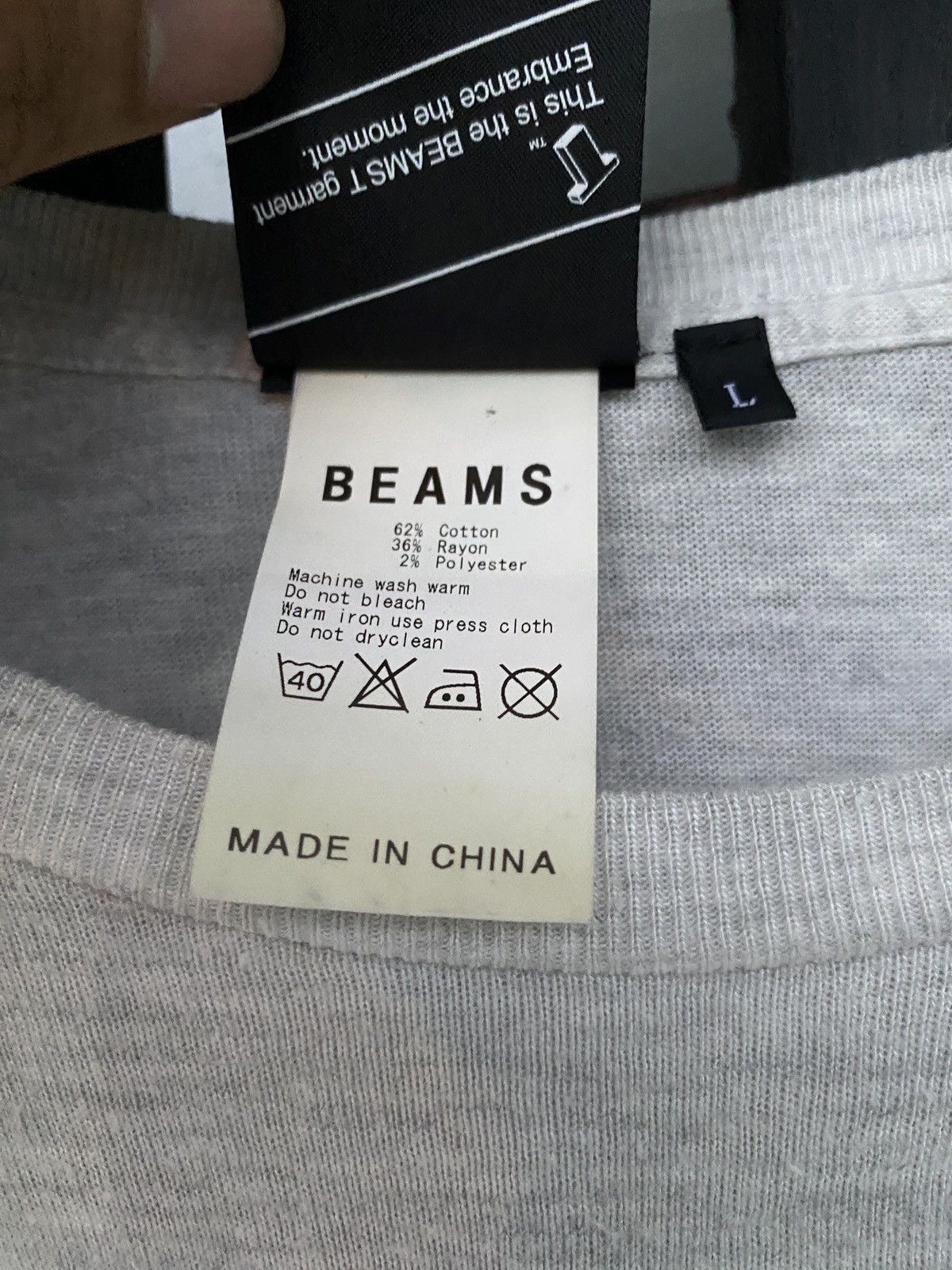 If Six Was Nine × Japanese Brand × Le Grande Bleu (L.G.B.) Longsleeve Beams Size US L / EU 52-54 / 3 - 5 Thumbnail