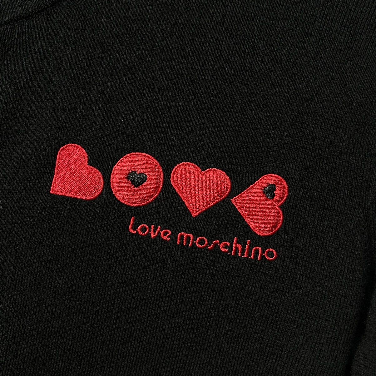Love Moschino Love Moschino Cardigan With Logo In Black Size M / US 6-8 / IT 42-44 - 6 Thumbnail