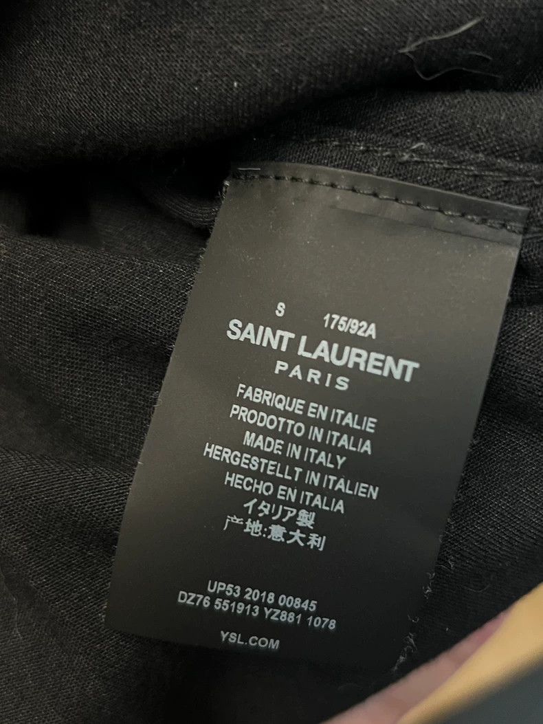 Saint Laurent Paris Sanit Laurent Paris Suede patchwork shirt jacket Size US S / EU 44-46 / 1 - 6 Thumbnail