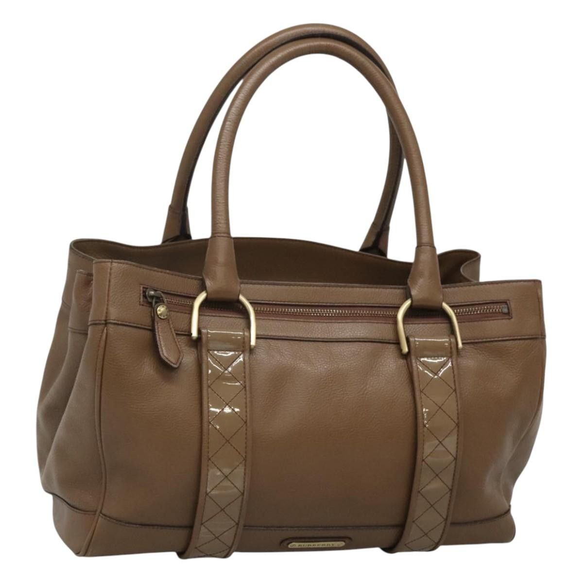 Burberry Burberry Nova Check Tote Leather Size ONE SIZE - 1 Thumbnail