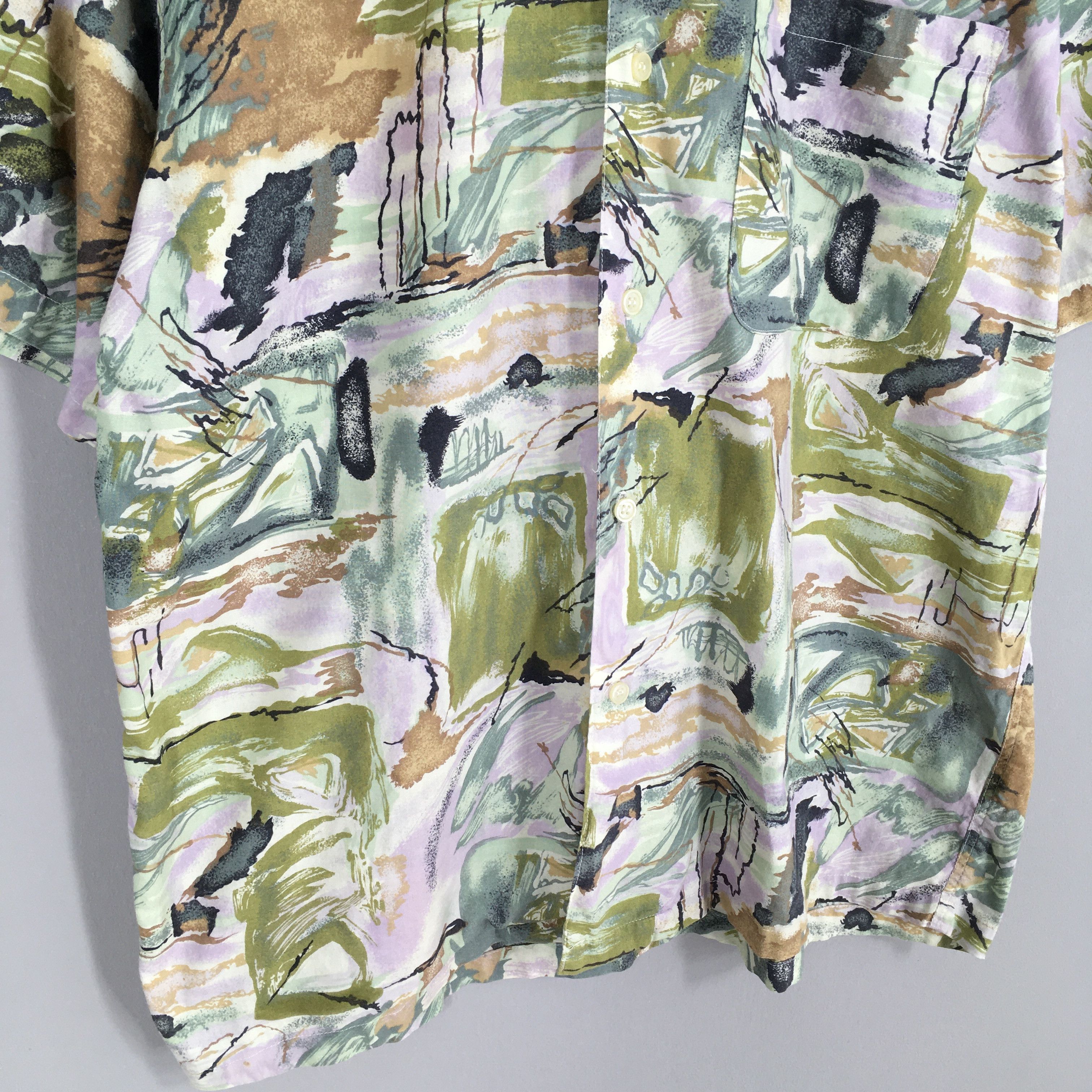 Other Vintage Psychedelic Hawaiian Pop Art Aloha Cotton Shirt Size US M / EU 48-50 / 2 - 4 Thumbnail