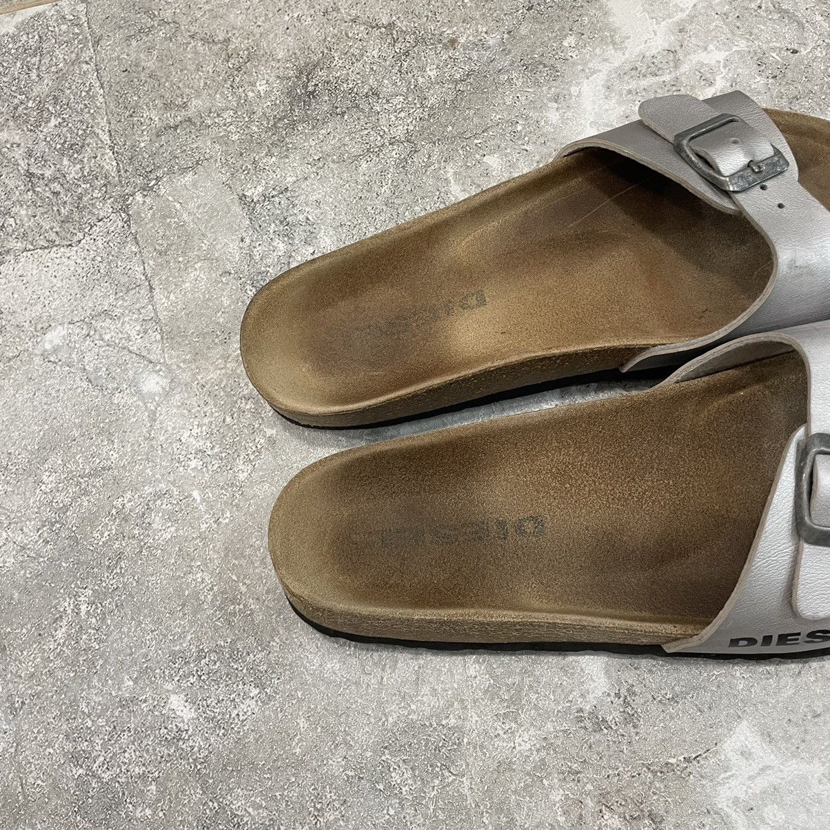 Diesel × If Six Was Nine Diesel slip on Sandals Slide Flip Flops punk rock cyber punk Size US 7 / IT 37 - 3 Thumbnail