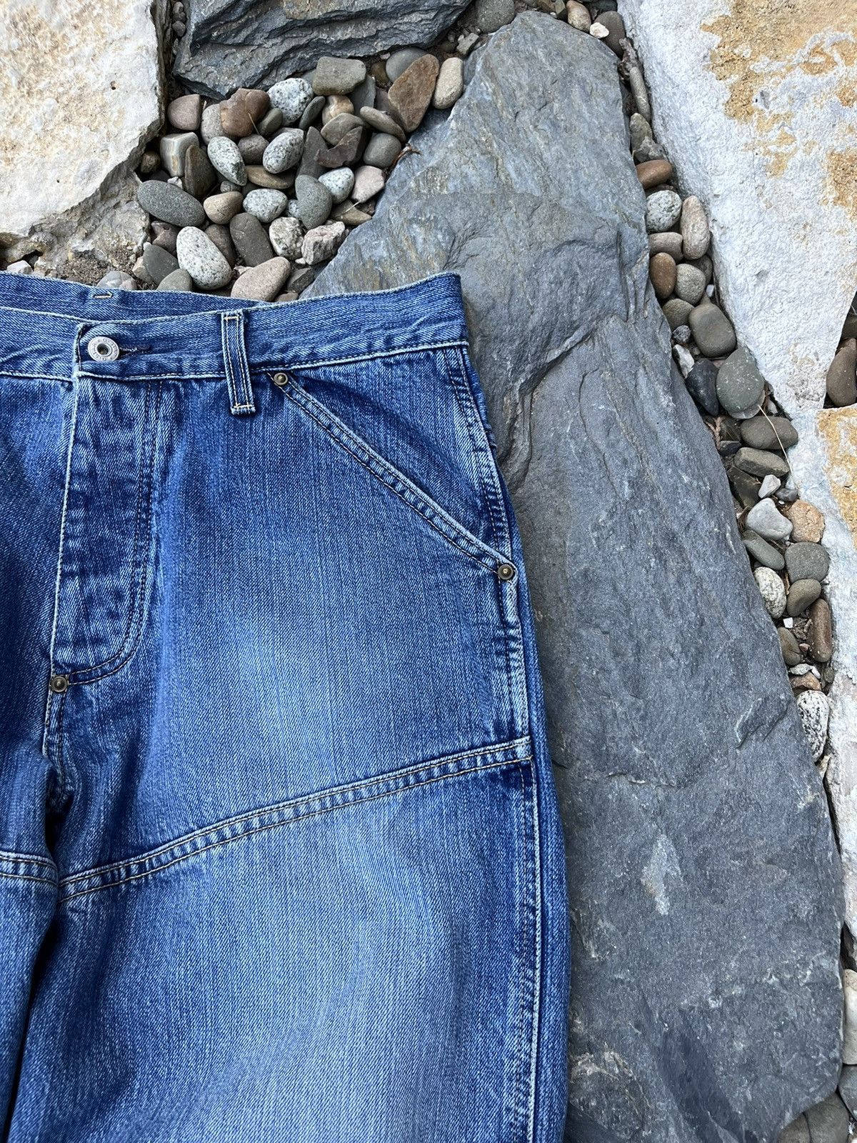 G-Star × Vintage Vintage G-Star Raw elwood y2k denim jeans double knee pants Size US 32 / EU 48 - 6 Thumbnail