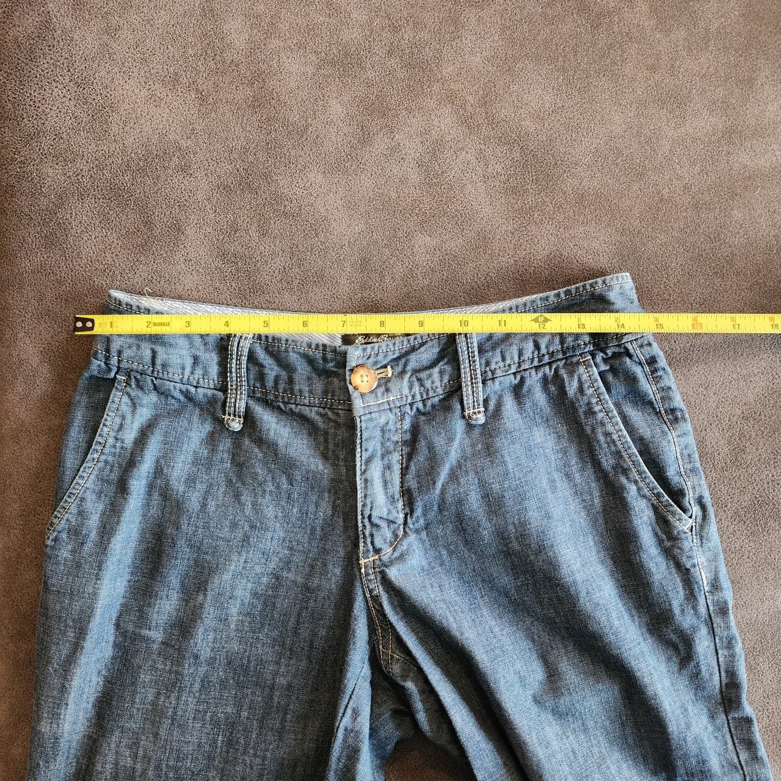Eddie Bauer Eddie Bauer Women's Size 2 Capri Jeans 100% Cotton 29" Waist Size 26" / US 2 / IT 38 - 4 Thumbnail