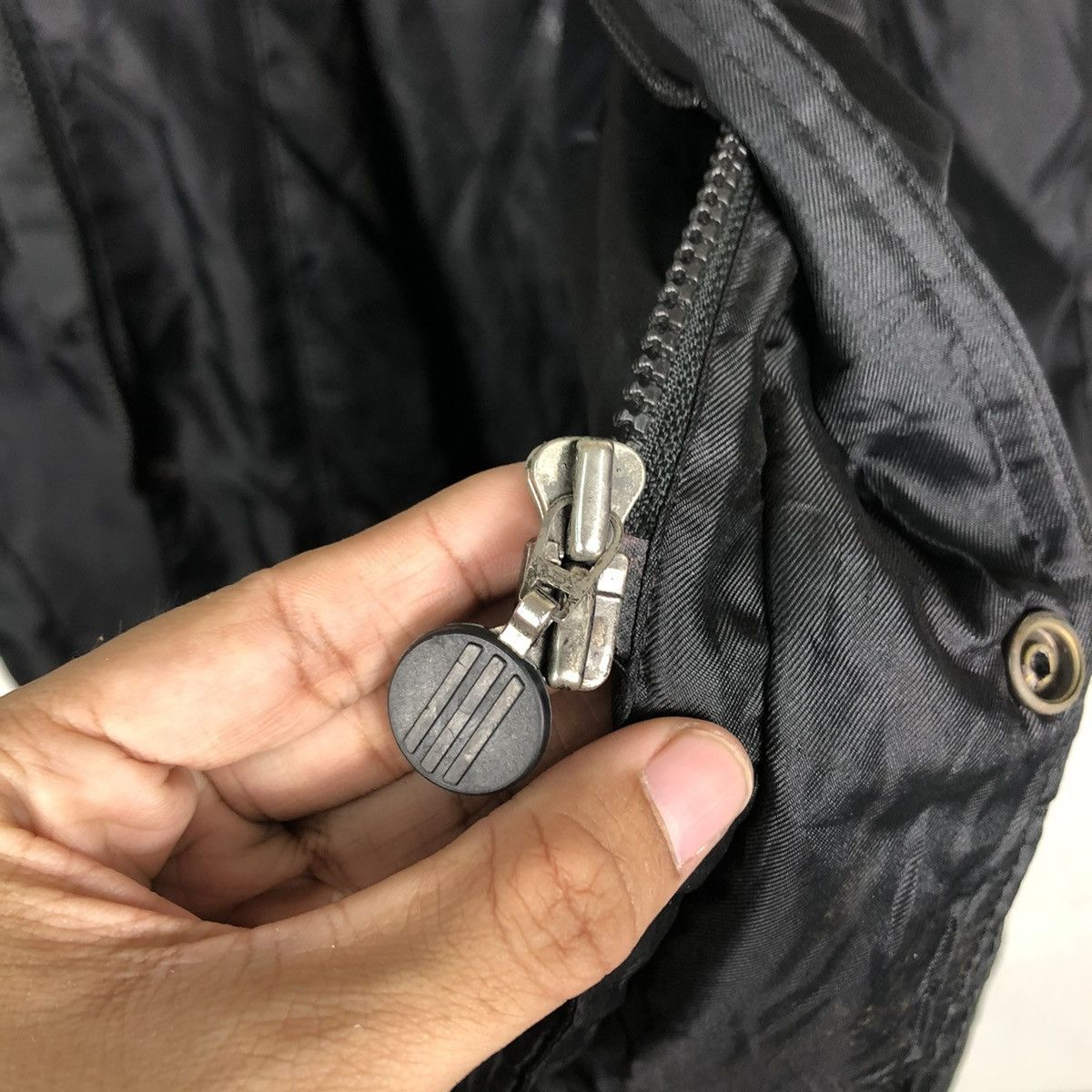 Adidas 🔥VINTAGE ADIDAS LONG JACKET BIG LOGO SHEARLING LINING Size US L / EU 52-54 / 3 - 20 Thumbnail