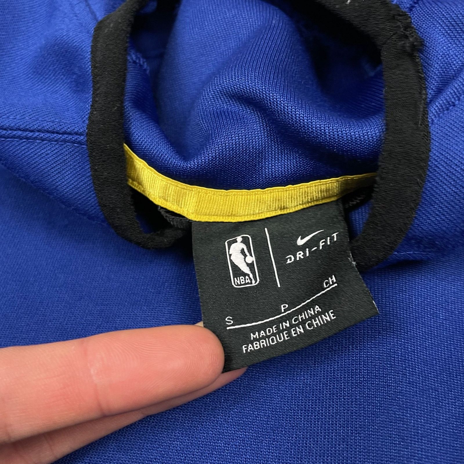 NBA × Nike Nike Dri Fit Men's Golden State Warriors Basketball Hoodie S Size US S / EU 44-46 / 1 - 7 Thumbnail