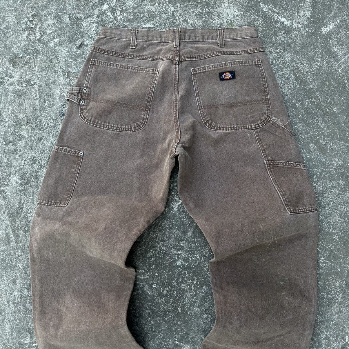 Other 34x34 Rare Crazy Vintage Faded Mocha Dickies Double Knee Size US 34 / EU 50 - 7 Thumbnail