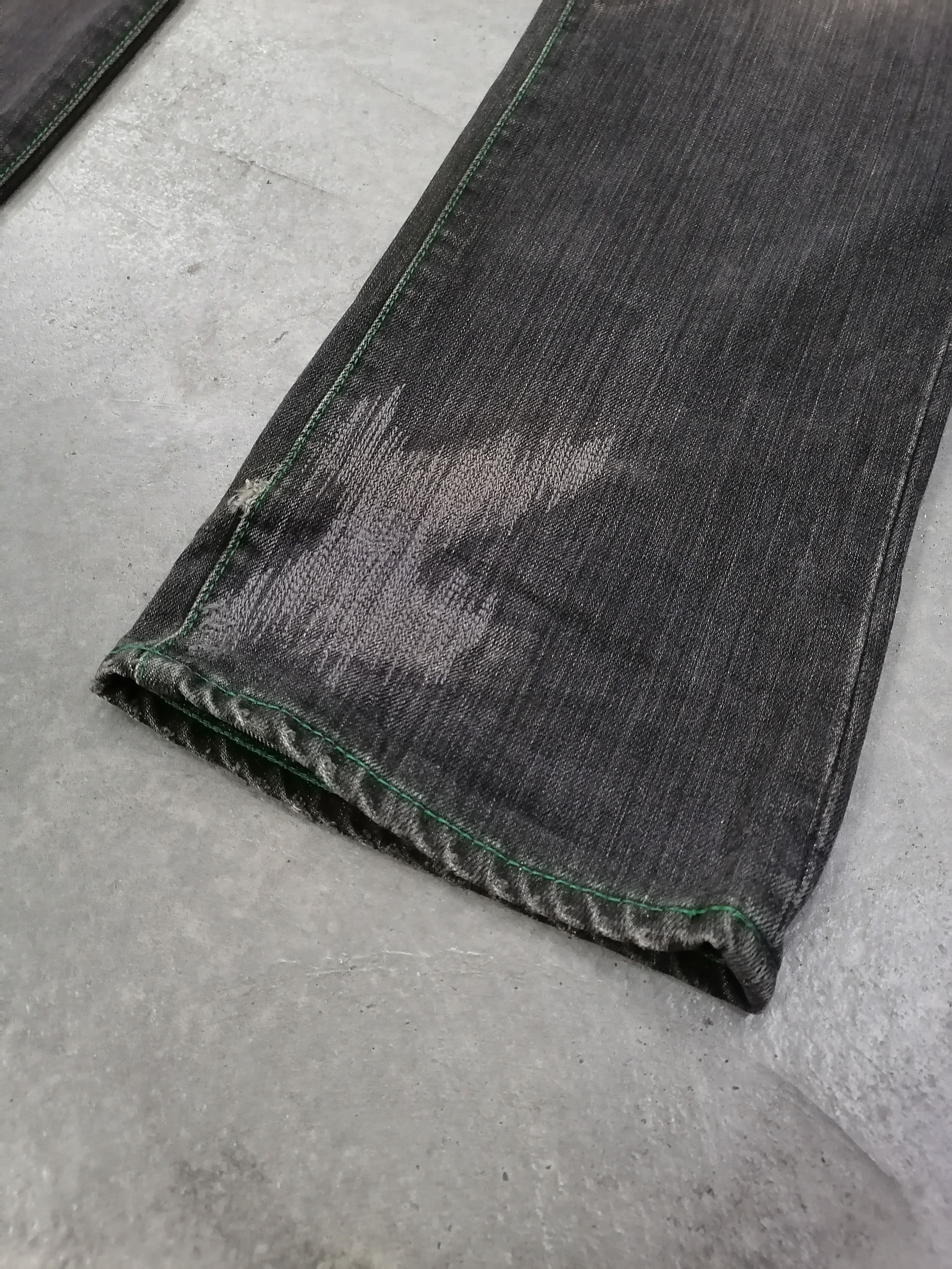 Japanese Brand × Swagger Trashed Jeans Swagger $30 Denim Pants Size US 33 - 3 Thumbnail