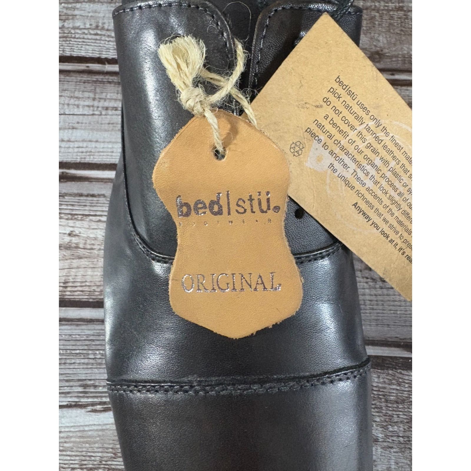 Bed Stu Bed Stu Goodman Lace Up Cap Toe Leather Oxford Shoe size 9 b Size US 9 / EU 42 - 7 Thumbnail