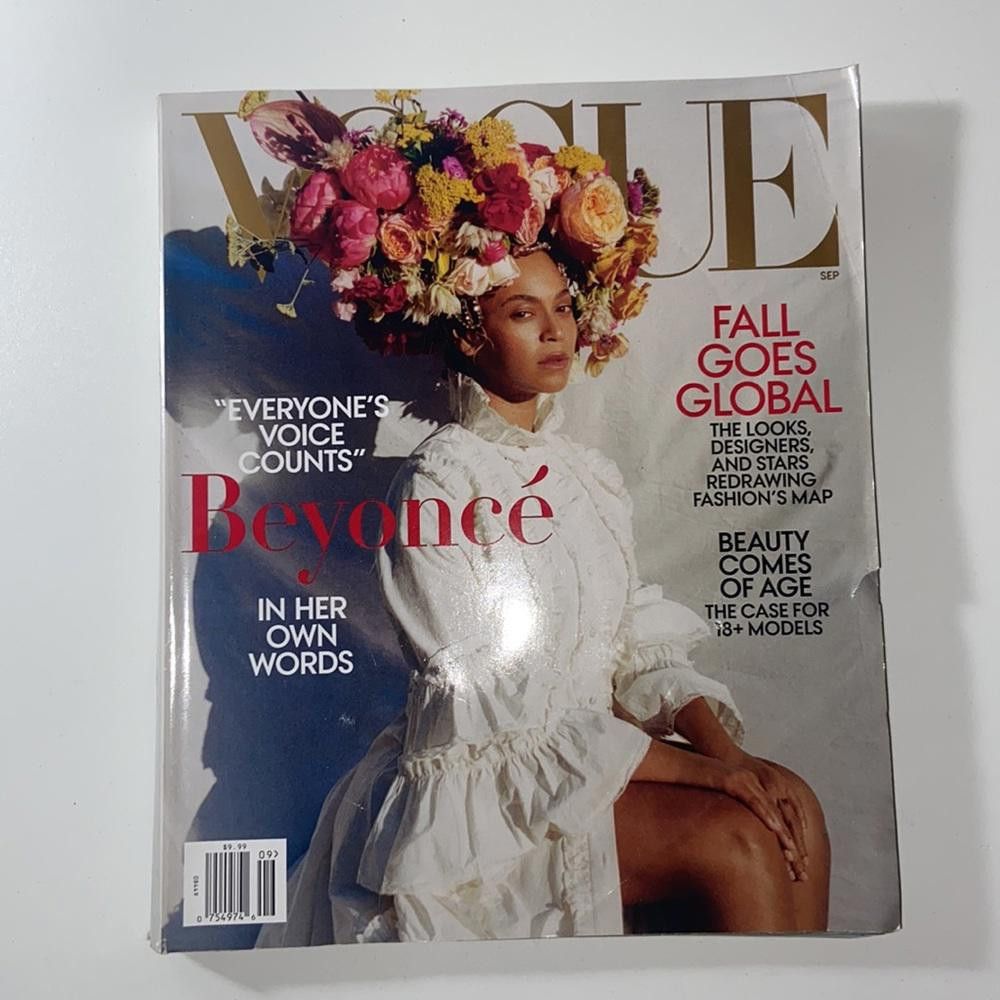 Designer VOGUE l Beyoncé In Her Own Words 2018 Cover Size ONE SIZE - 4 Thumbnail