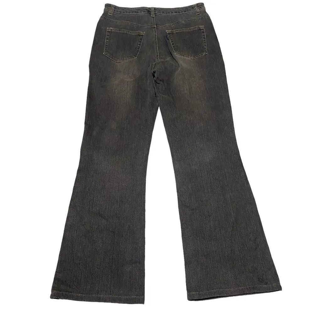 Tornado Mart 2000's Daily Topics Flared Washed Bootcut Jeans Size US 29 - 8 Thumbnail
