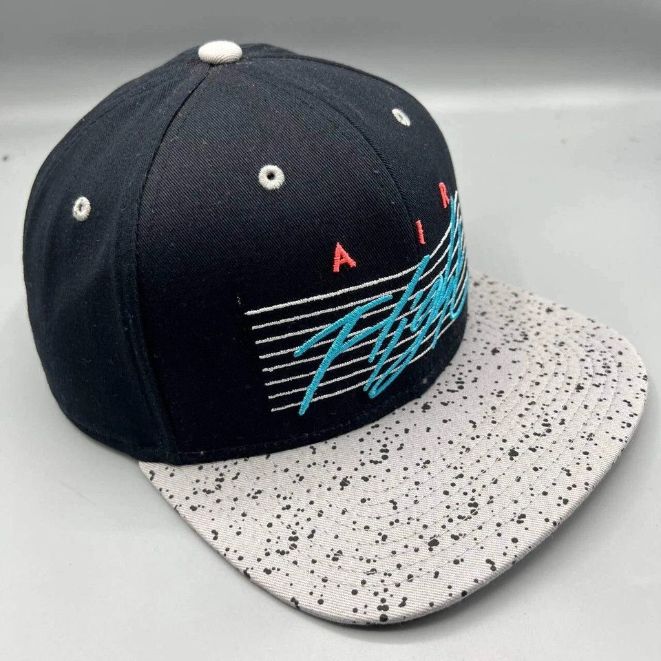 Nike Air Jordan Flight Hat Men Speckled Print Nike Snap Back Cap Size ONE SIZE - 4 Thumbnail
