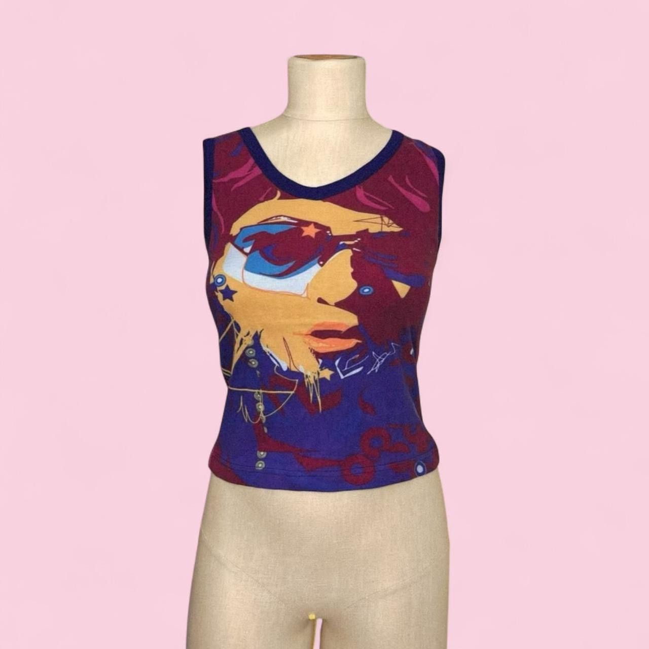Custo Barcelona Hayes Vintage Graphic Tank Size S / US 4 / IT 40 - 2 Thumbnail