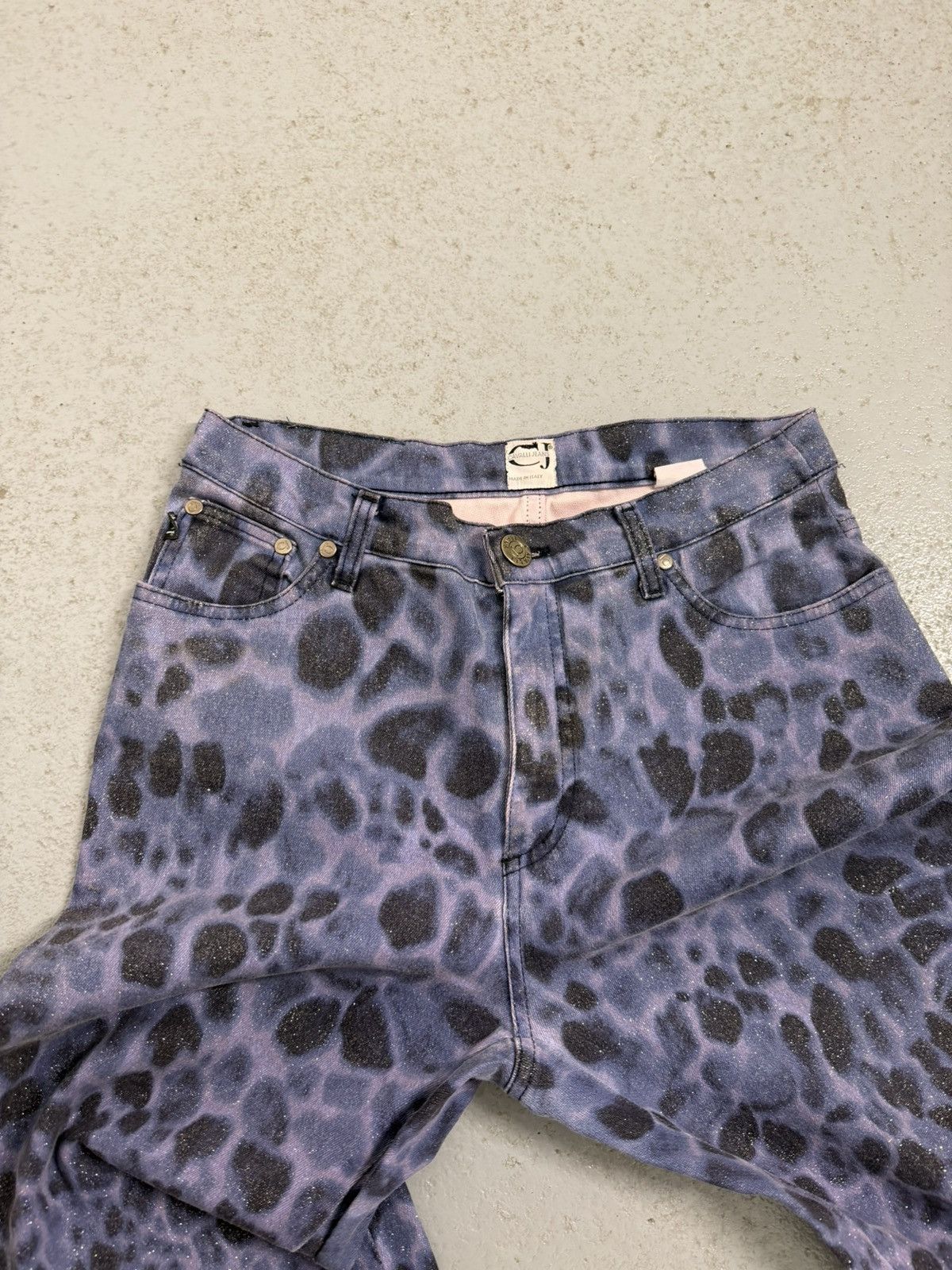 Just Cavalli Vintage Cavalli Jeans Leopard Overprinted Jeans Size 32" / US 10 / IT 46 - 5 Thumbnail