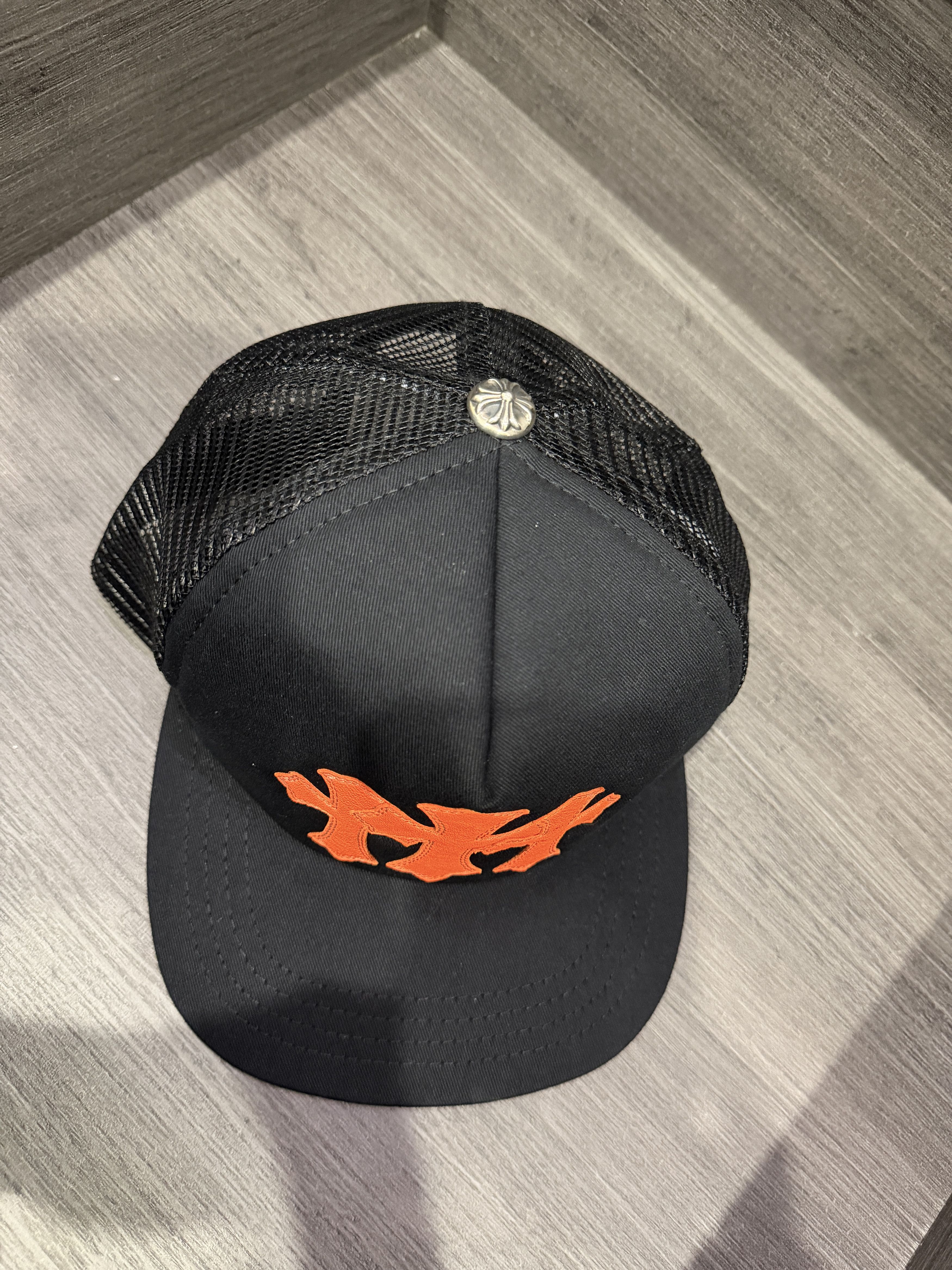 Chrome Hearts Orange/black 3 patch trucker Size ONE SIZE - 2 Thumbnail