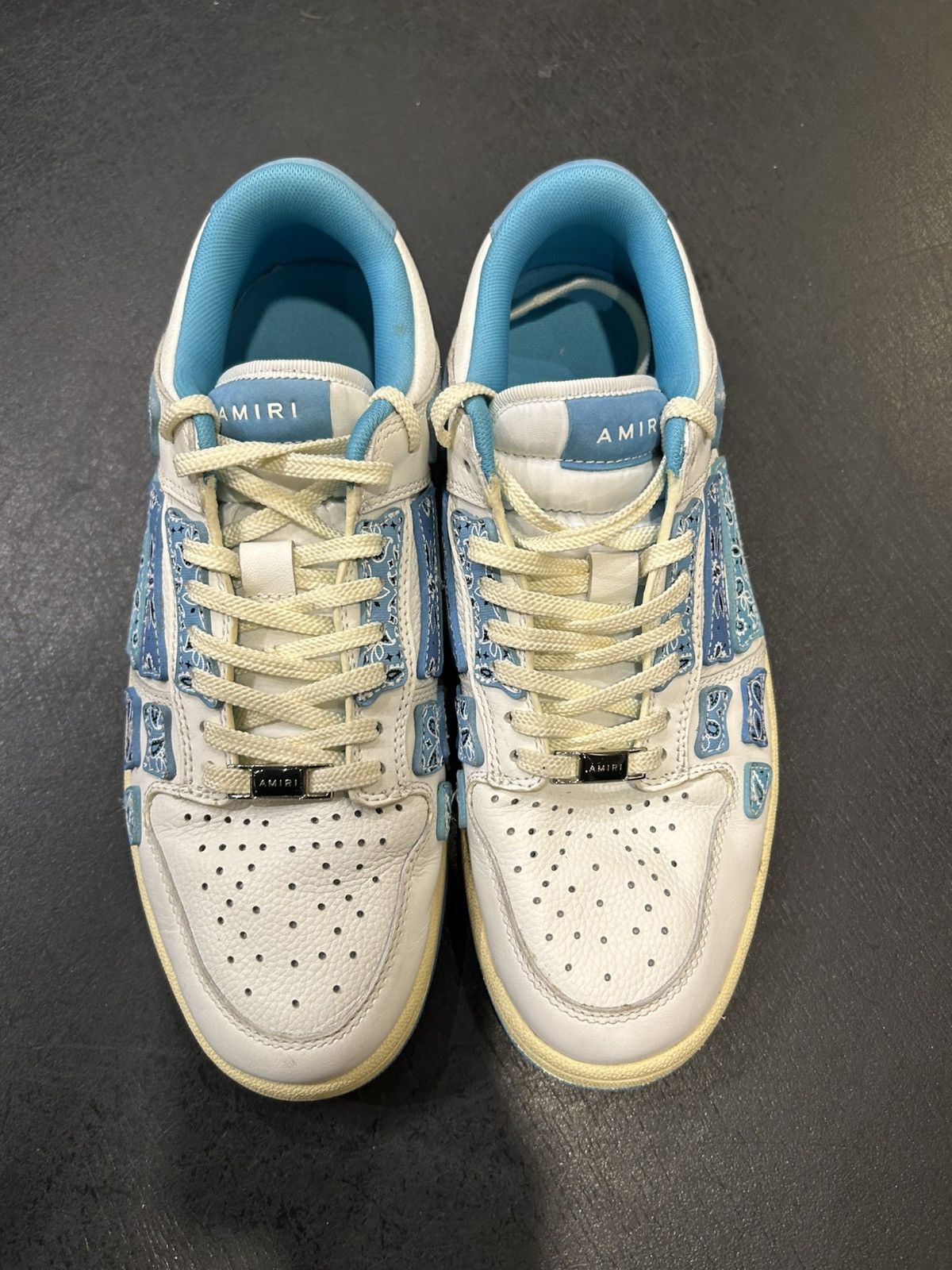 Amiri Amiri Bone Low - Paisley Blue Size US 9 / EU 42 - 6 Thumbnail