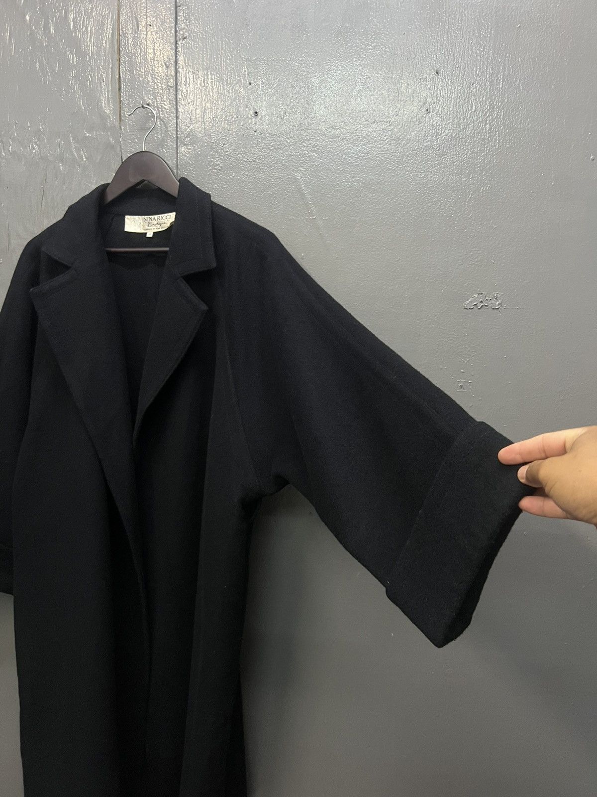 Japanese Brand Nina Ricci Boutique Wool Overcoat Size US XXL / EU 58 / 5 - 6 Thumbnail