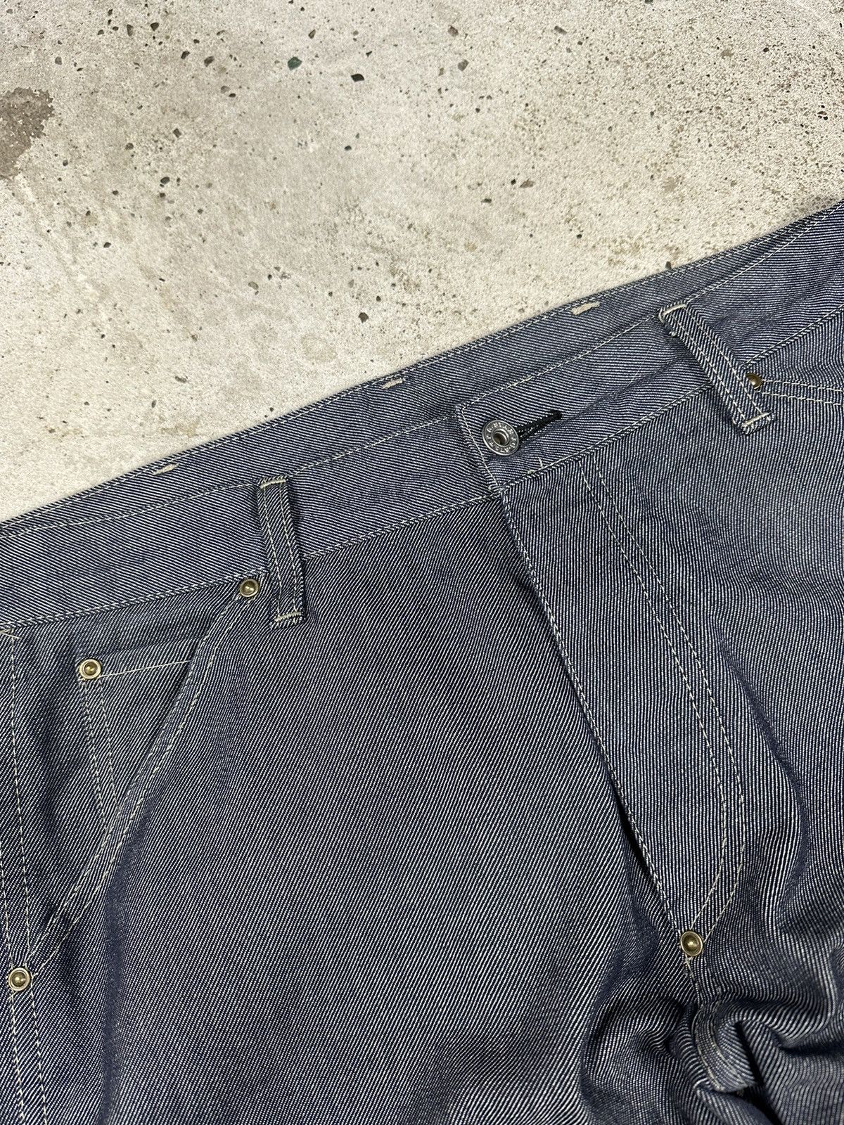 G-Star × Japanese Brand × Vintage Vintage Y2K G Star Raw Baggy Elwood Double Knee Pants Size US 33 - 7 Thumbnail