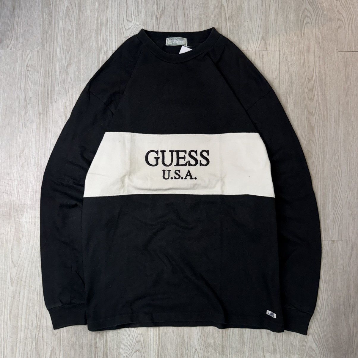 Guess GUESS USA longsleeve embroidery center Size US L / EU 52-54 / 3 - 1 Thumbnail