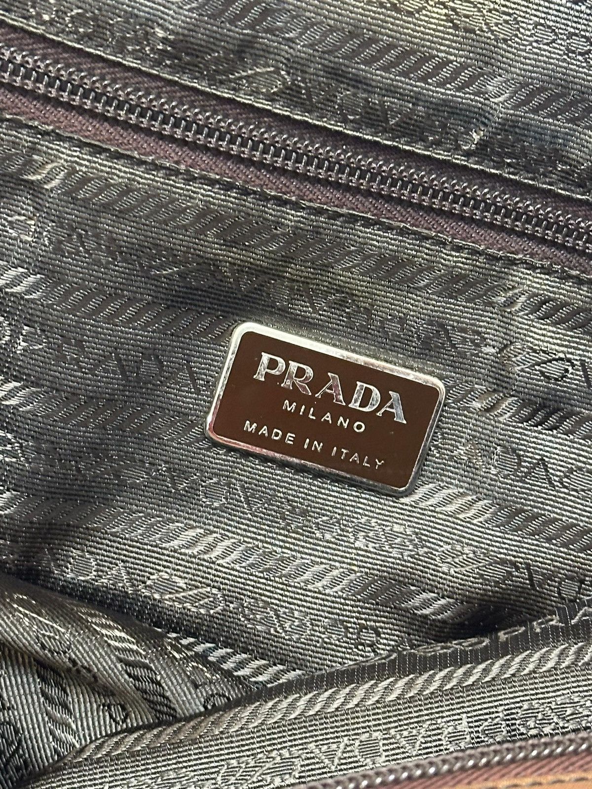 Prada vintage Prada Tessuto Nylon khaki green shoulder Size ONE SIZE - 14 Thumbnail