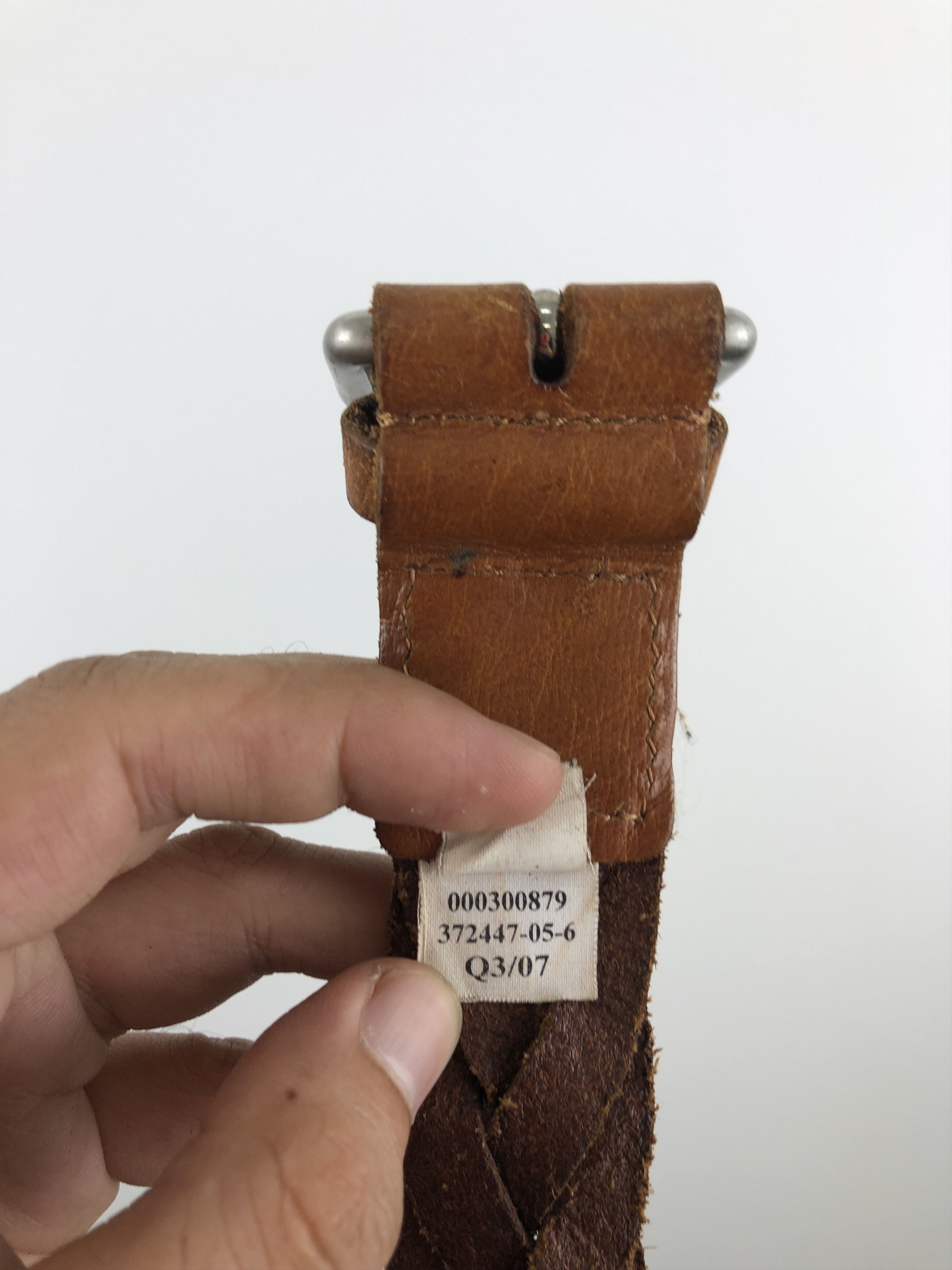 Japanese Brand Braided Leather Buckle Japanese Brand Belt B0014 Size ONE SIZE - 8 Thumbnail