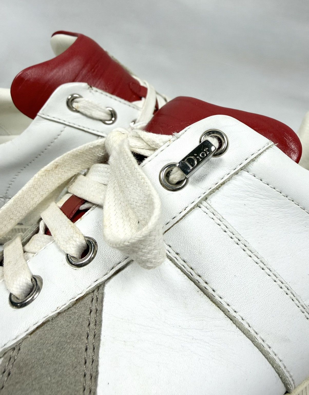 Dior SS13 Dior Homme Kris Van Assche ‘B01’ Red/White GAT Sneakers Size US 8 / EU 41 - 6 Thumbnail