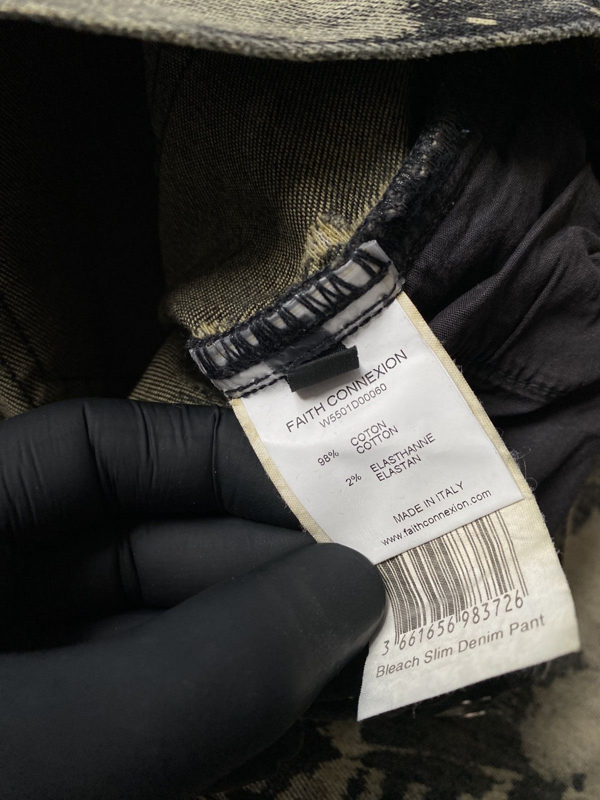 Faith Connexion Faith Connexion Bleach Slim Distressed Denim Pant Size 25" / US 0 / IT 36 - 5 Thumbnail