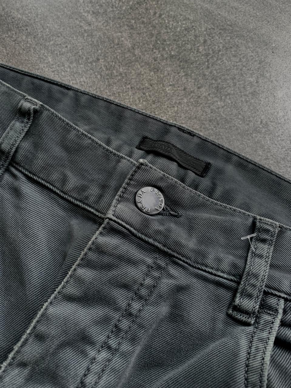 Prada FREE TAX! Faded Slim Cut Denim Jeans Size US 31 - 10 Thumbnail