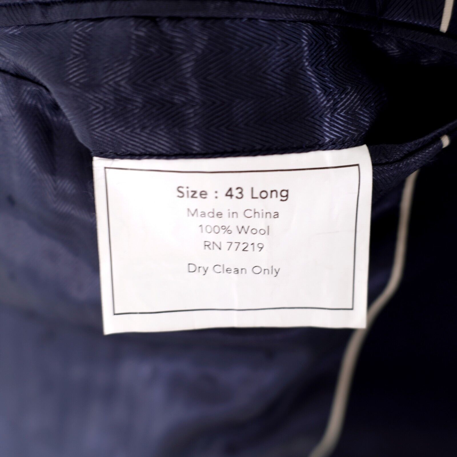 Joseph & Feiss Joseph & Feiss Wool Blue 2 Button Blazer 38L Tagged 43L Has Size 38L - 10 Thumbnail