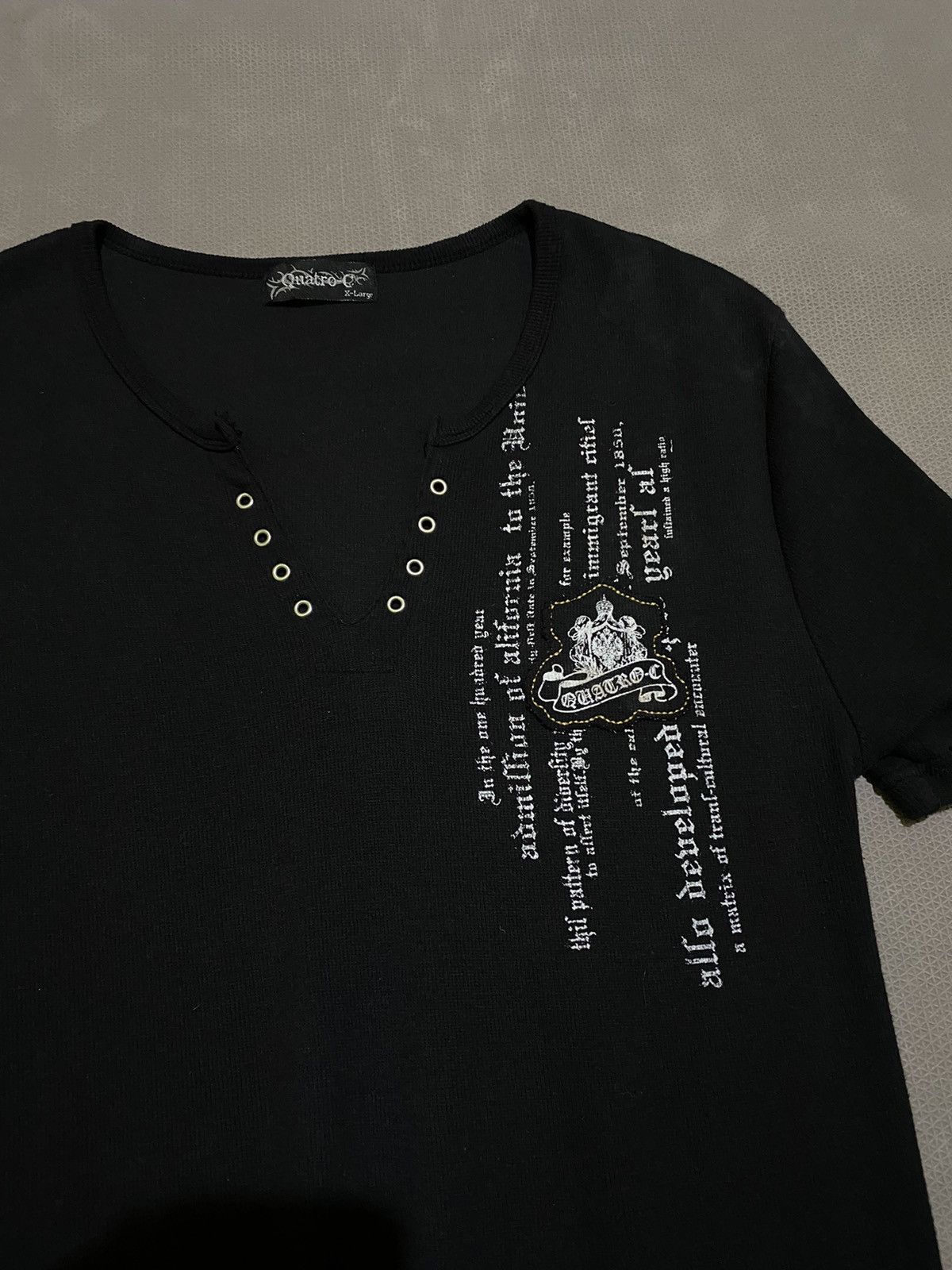 Hysteric Glamour × If Six Was Nine × Japanese Brand 2000s Quatro-c ifsixwasnine grunge tshirt Size US S / EU 44-46 / 1 - 2 Thumbnail