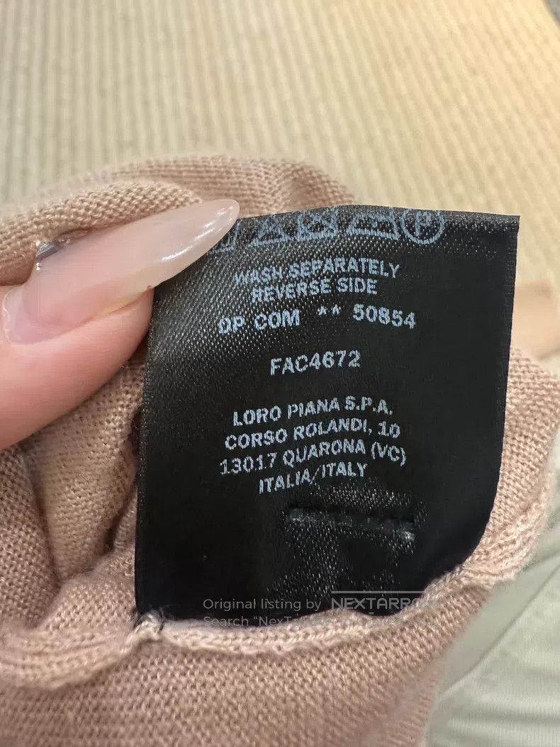 Loro Piana Loro Piana High-Neck Cashmere Sweater Size XS / US 0-2 / IT 36-38 - 5 Thumbnail