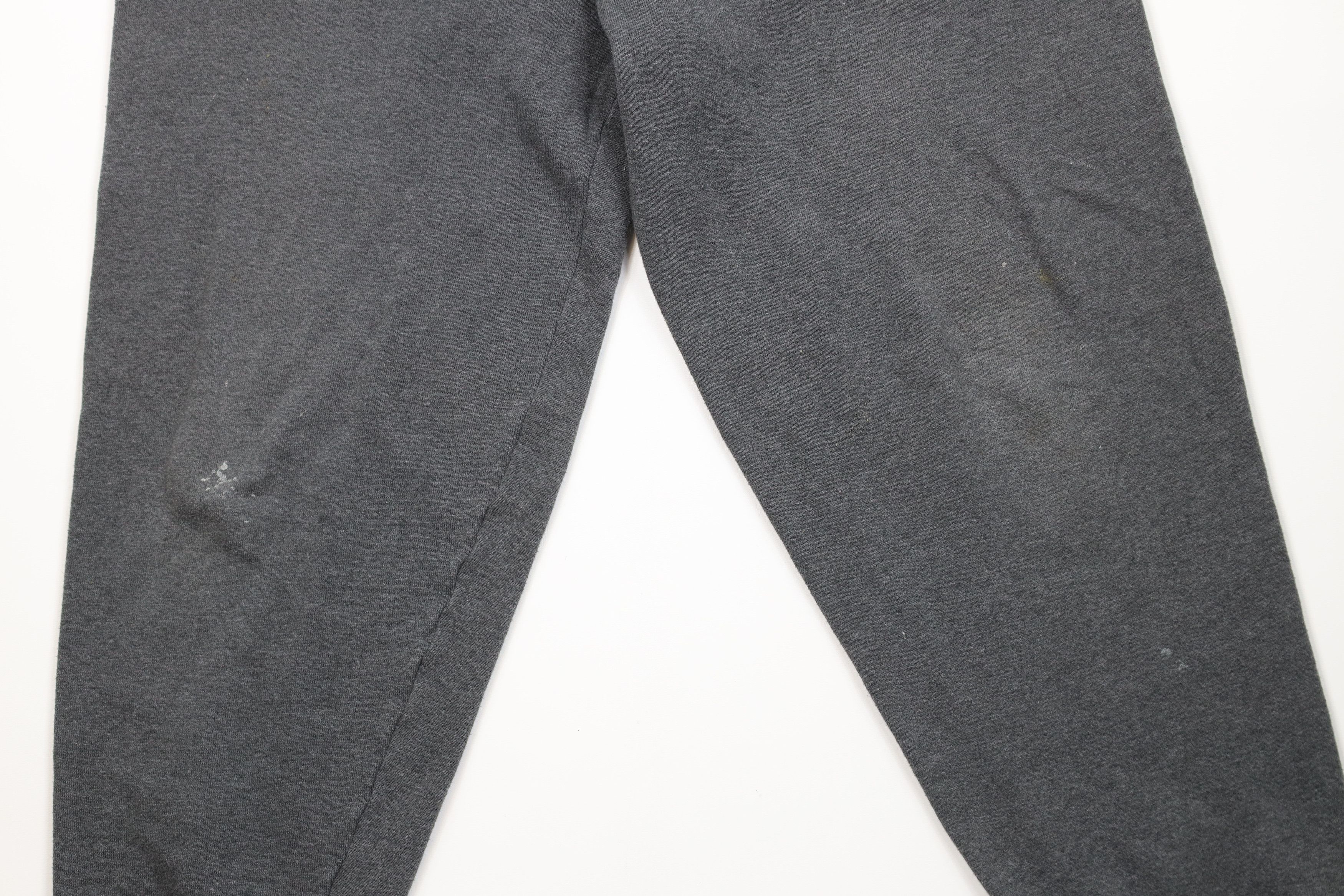 Vintage Vintage 90s Streetwear Blank Sweatpants Joggers Gray USA Size US 36 / EU 52 - 3 Thumbnail