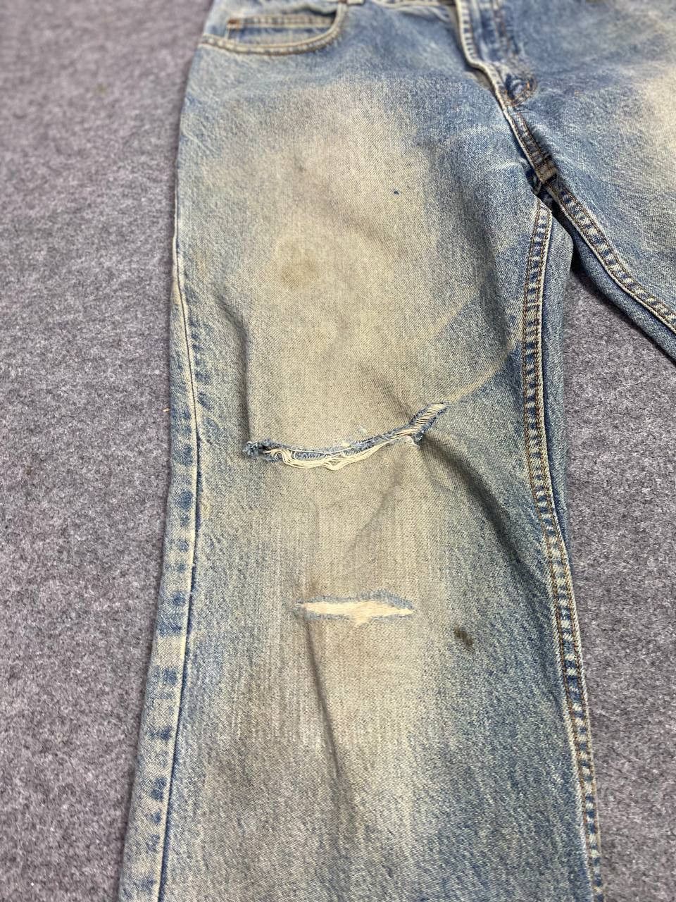 Levi's vintage levis silvertab loose cut distressed denim Size US 35 - 15 Thumbnail