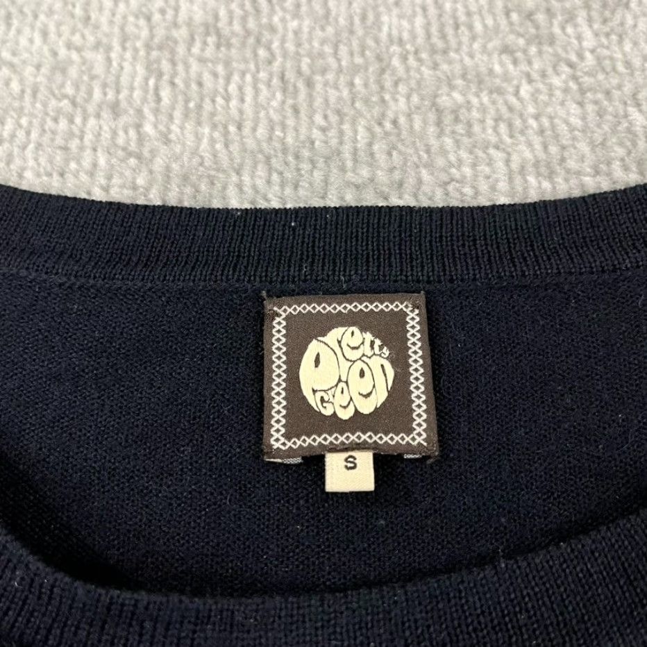 Pretty Green Pretty Green Sweater Mens Small Black Virgin Wool Blend Pullover Jumper Crewneck Size US S / EU 44-46 / 1 - 2 Thumbnail
