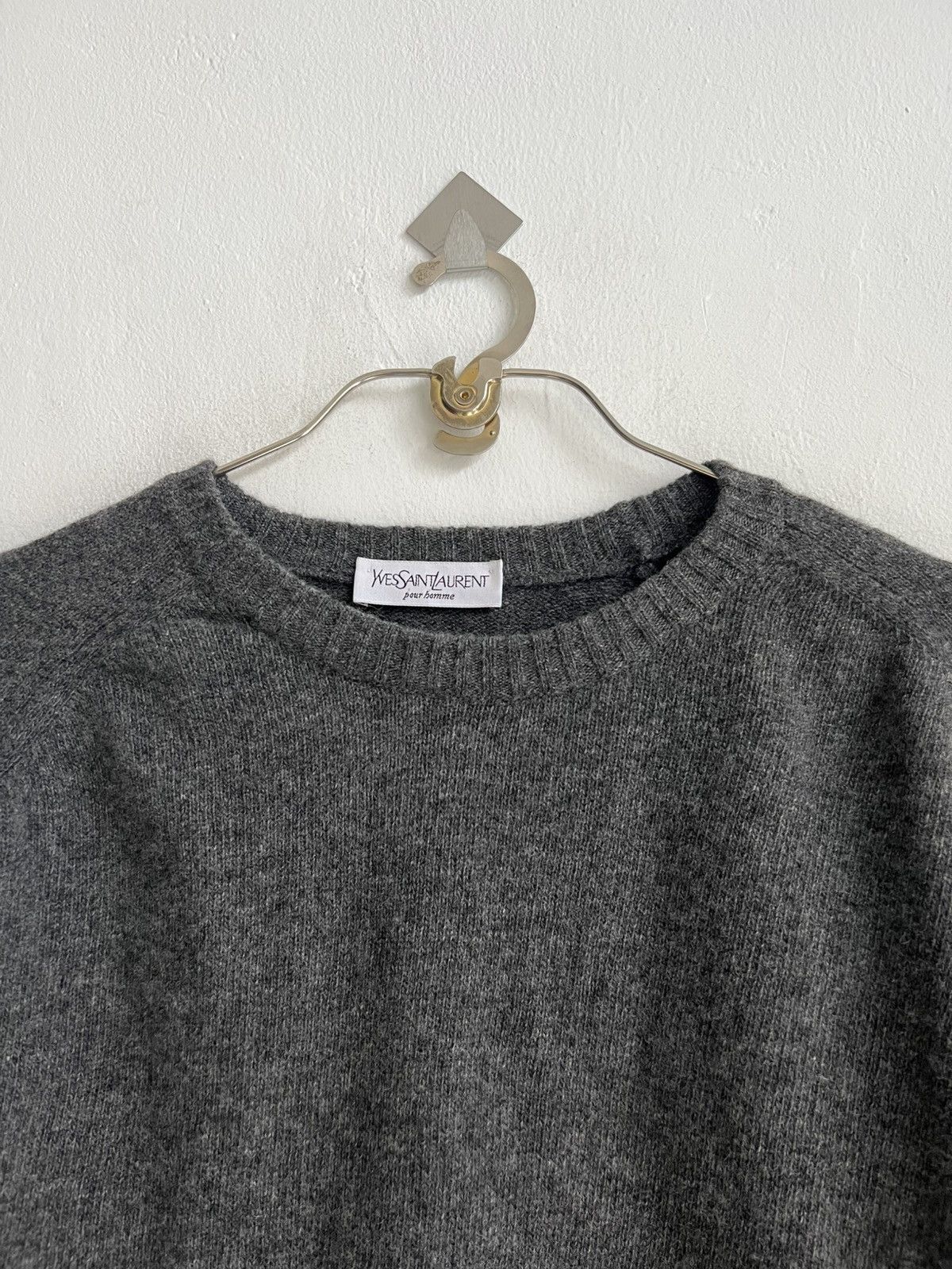 Yves Saint Laurent Yves Saint Lauren Pour Homme Cashmere Regular Fit Sweater Size US L / EU 52-54 / 3 - 2 Thumbnail