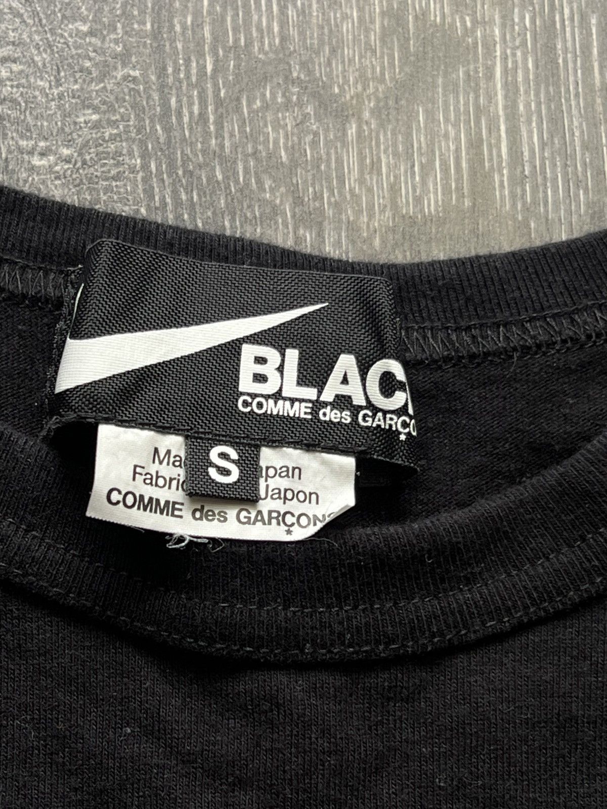Comme des Garcons Black CDG Black X Nike Logo T-Shirt DS Size US S / EU 44-46 / 1 - 4 Thumbnail