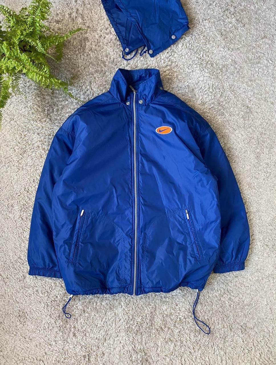 Nike × Vintage 90s Nike Vintage Puffer Light Jacket Streetwear Logo Swoosh Size US M / EU 48-50 / 2 - 6 Thumbnail