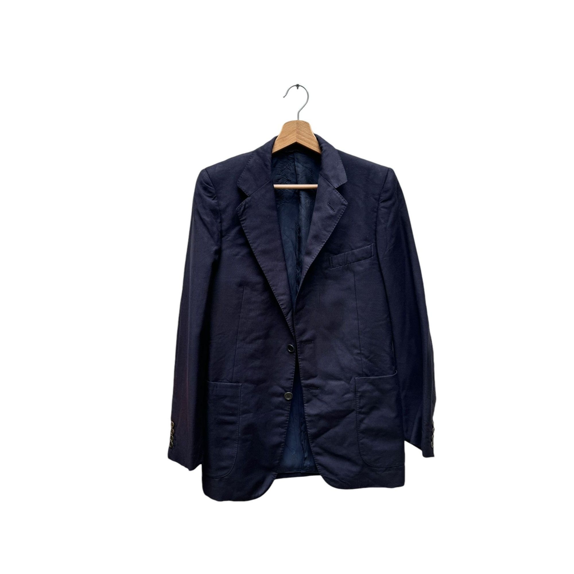 Yves Saint Laurent Navy wool blazer jacket Size 34R - 1 Thumbnail