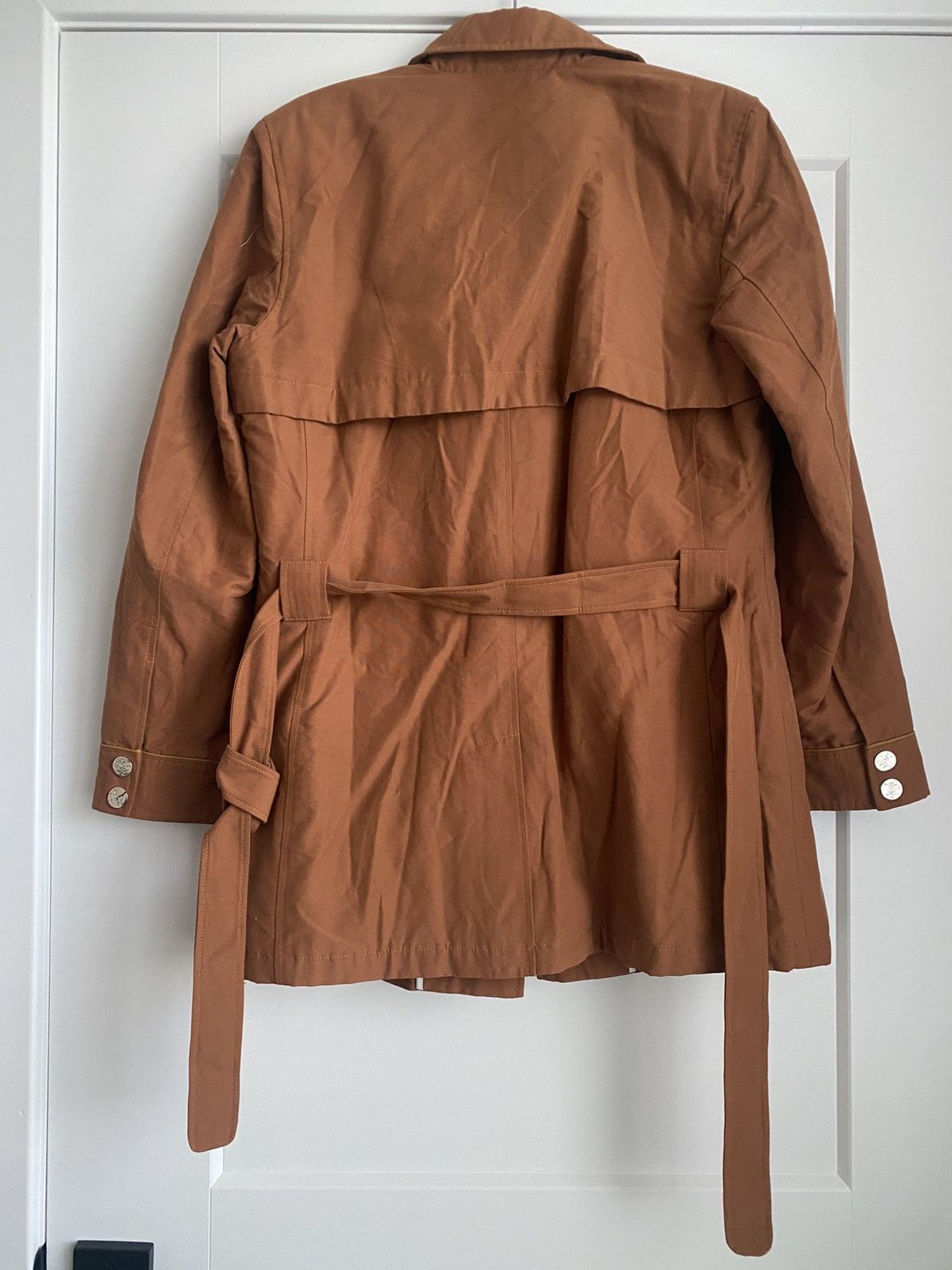 Misty Harbor VINTAGE Misty Harbor Burnt Orange Trench Coat Sz M Size M / US 6-8 / IT 42-44 - 6 Thumbnail