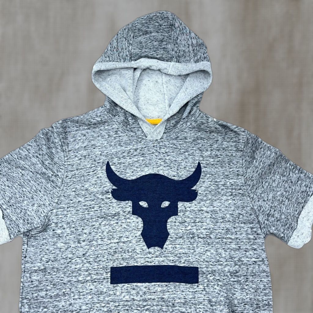 Under Armour Under Armour Hoodie Men Small Gray Project Rock Sweatshirt Short Sleeve Gym Pullover Logo Modern Sports Mens Size US S / EU 44-46 / 1 - 1 Thumbnail