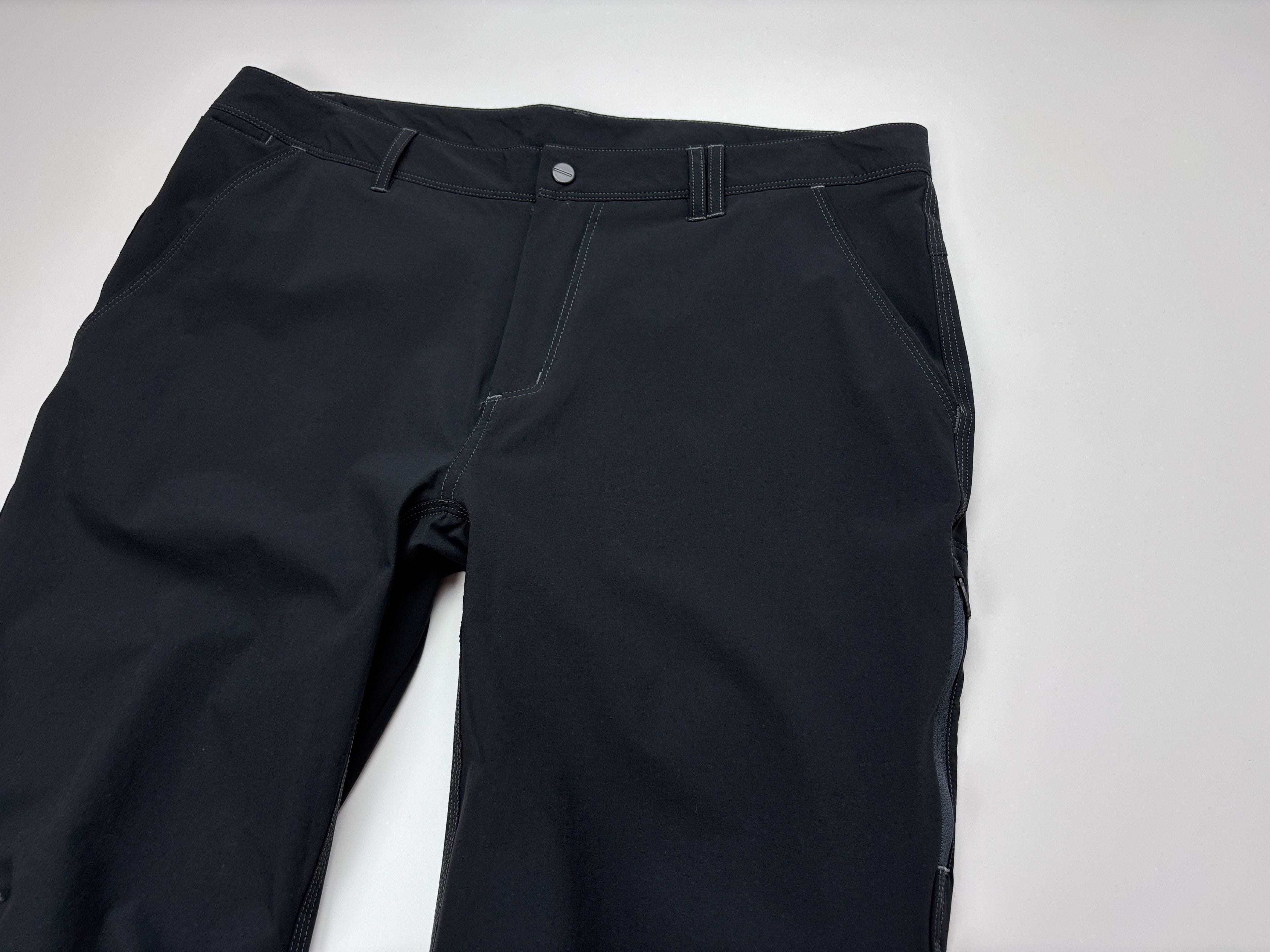 Adidas Mens Adidas Outdoor Hiking Stretch Pants Black Size 38 Size US 38 / EU 54 - 2 Thumbnail