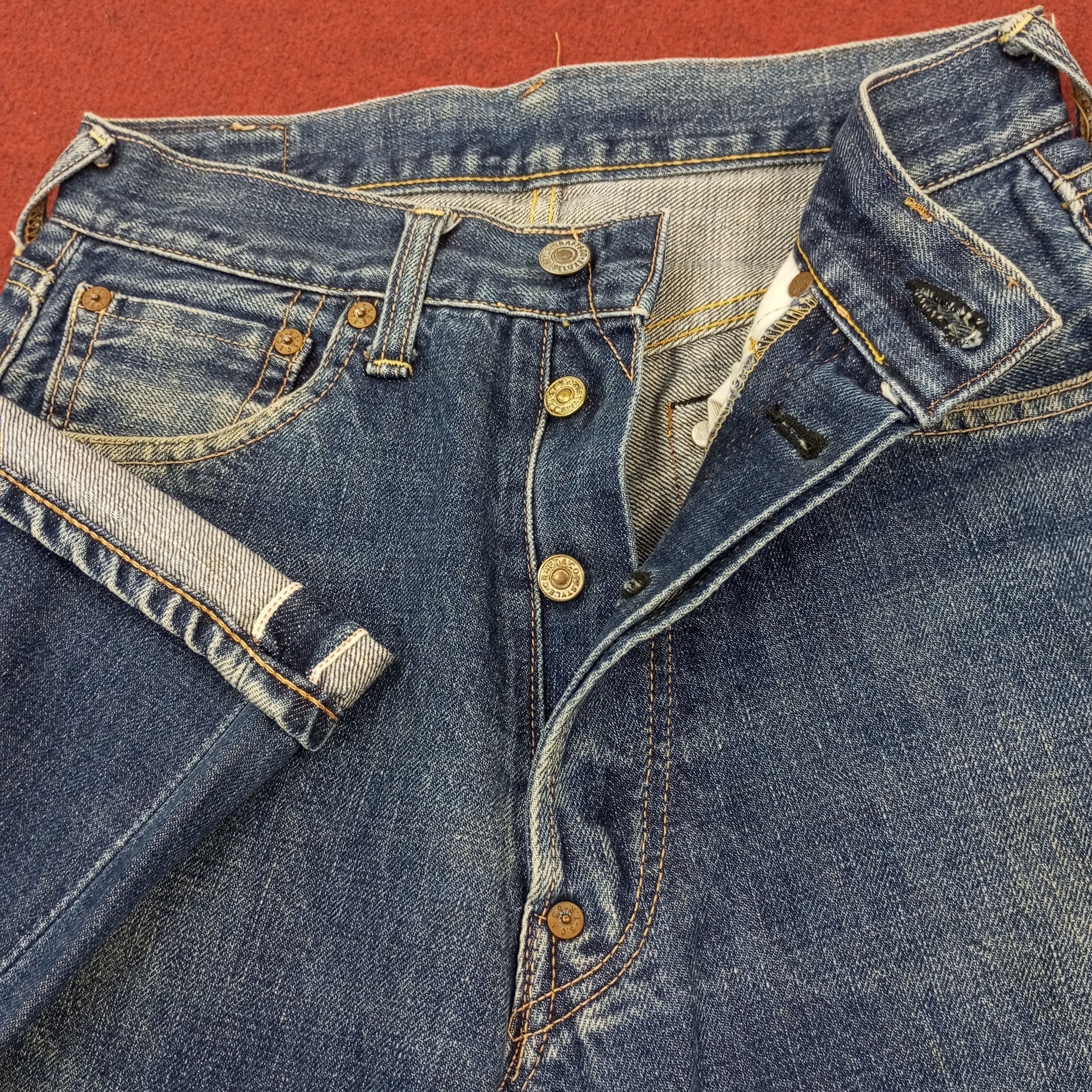 Evisu Evis Japanese Brand Fashion Style Custom Daicock Jeans dp1 Size US 26 / EU 42 - 13 Thumbnail