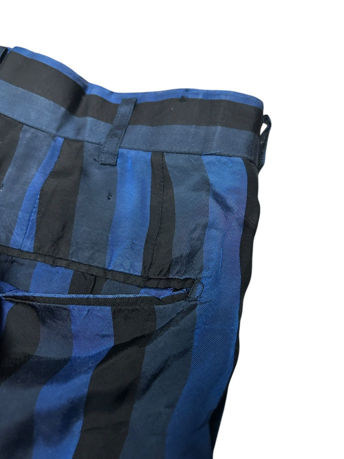 JOHN LAWRENCE SULLIVAN Stripe Pleated Trousers Size US 28 / EU 44 - 10 Thumbnail