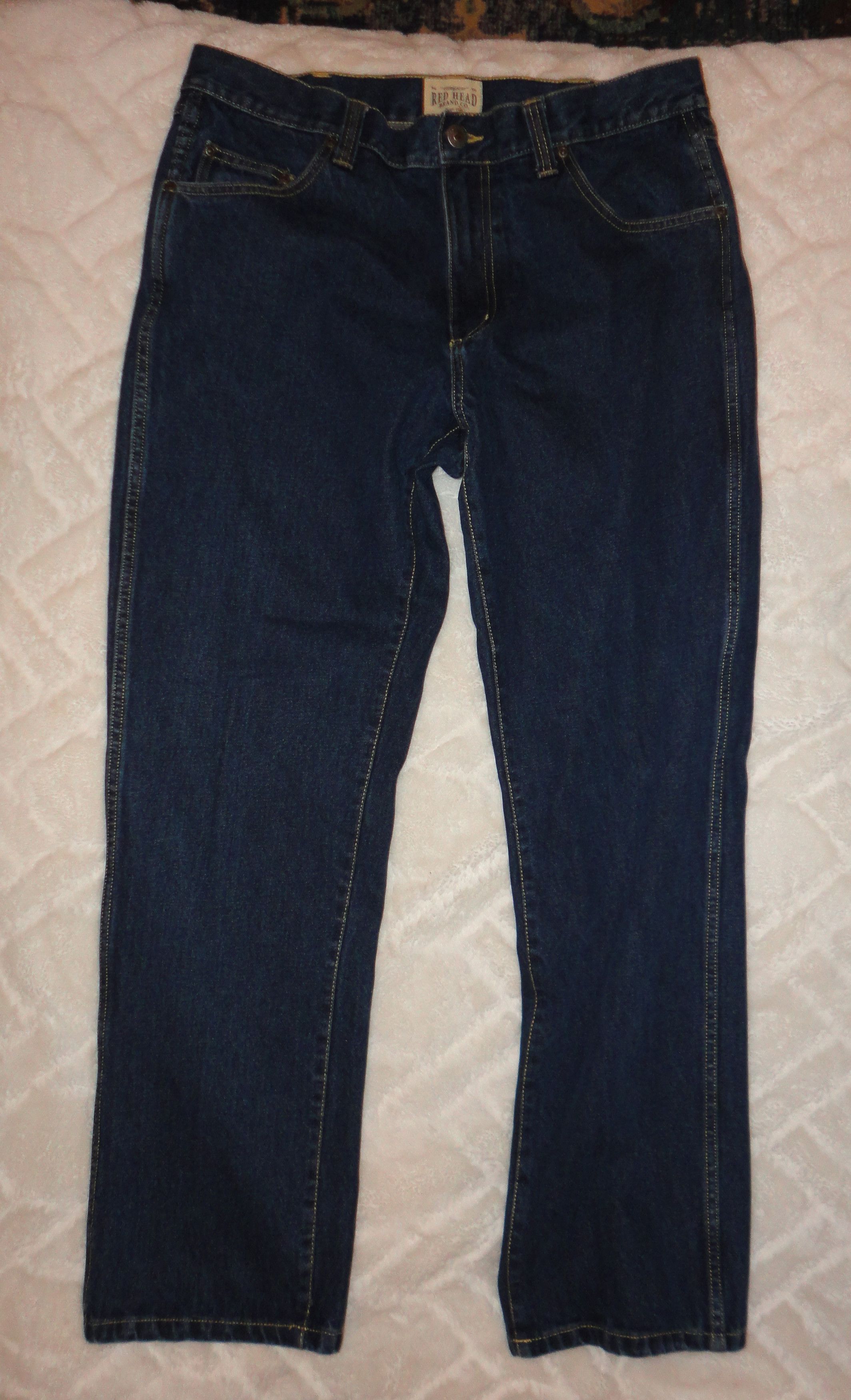 Redhead RED HEAD Brand Blue Denim Jeans Size 36 x 32 Size US 36 / EU 52 - 3 Thumbnail