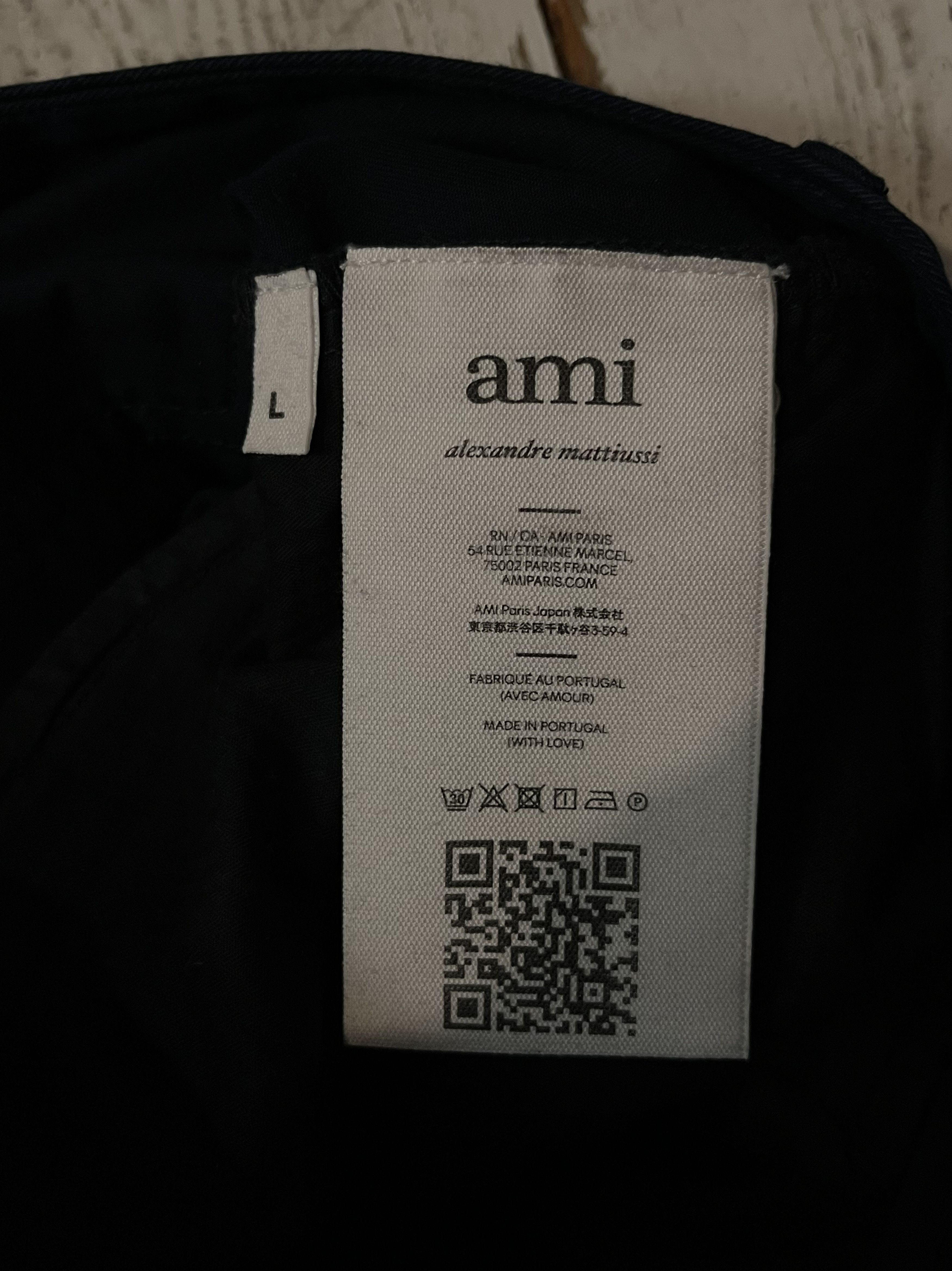 AMI × Designer AMI Flare Fit Trousers Womens Pants Made in Portugal Size 29" - 7 Thumbnail
