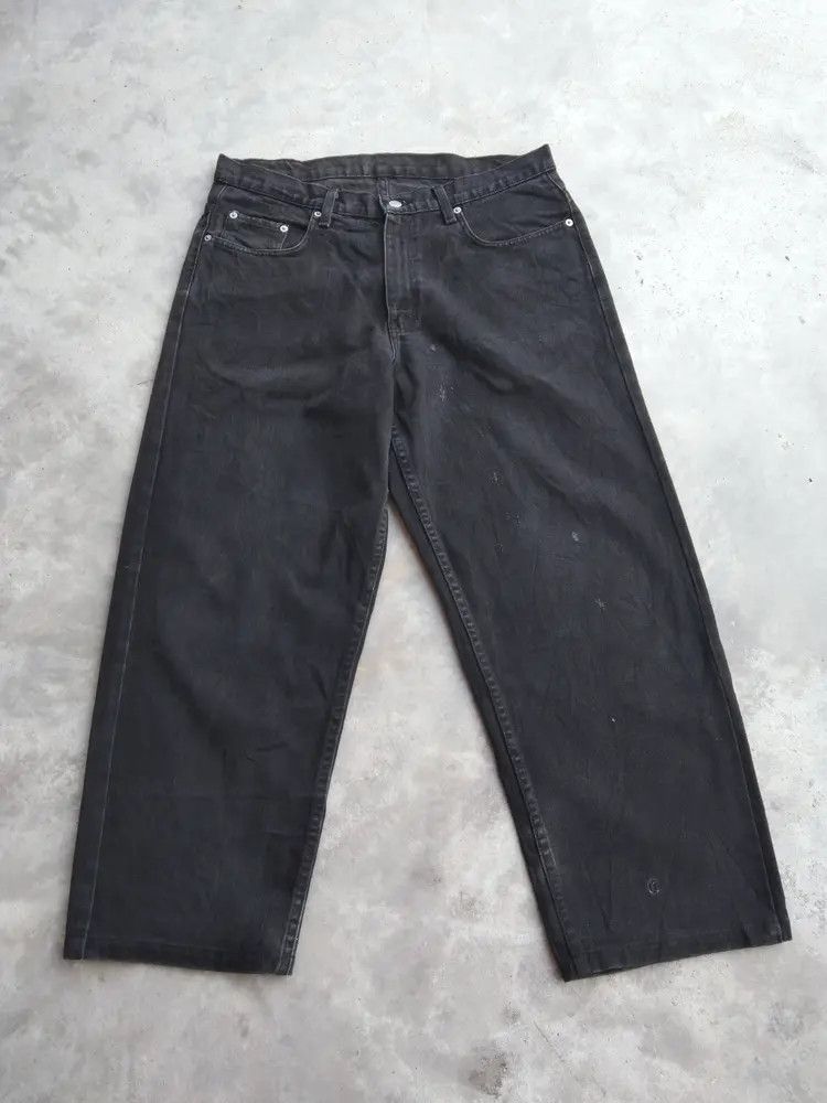 Polo Ralph Lauren Vintage Polo Ralph Lauren Black Loose Baggy Jeans Size US 34 / EU 50 - 1 Thumbnail