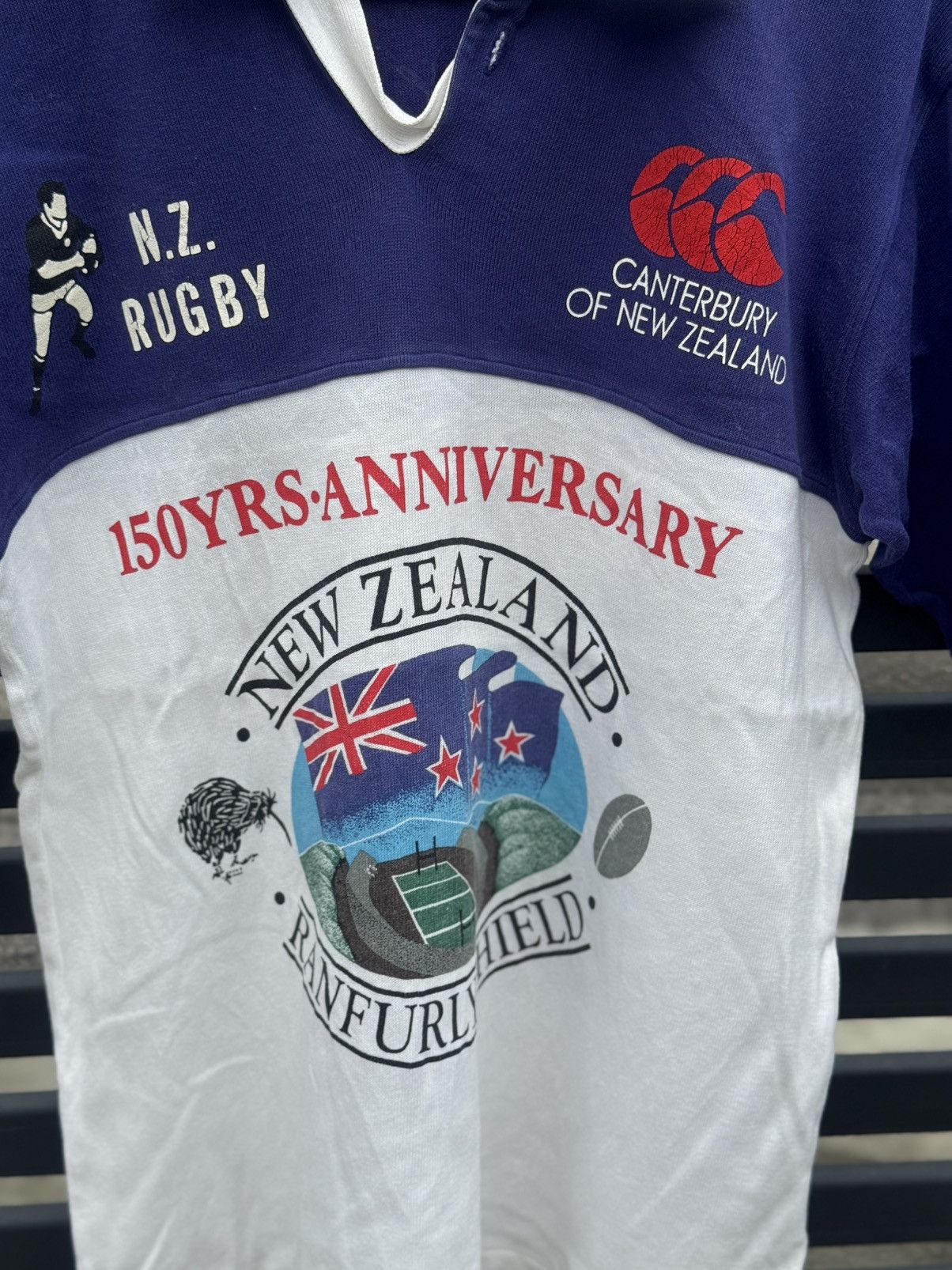 Vintage Vintage New Zealand Polo Rugby Shirt Size US M / EU 48-50 / 2 - 3 Thumbnail