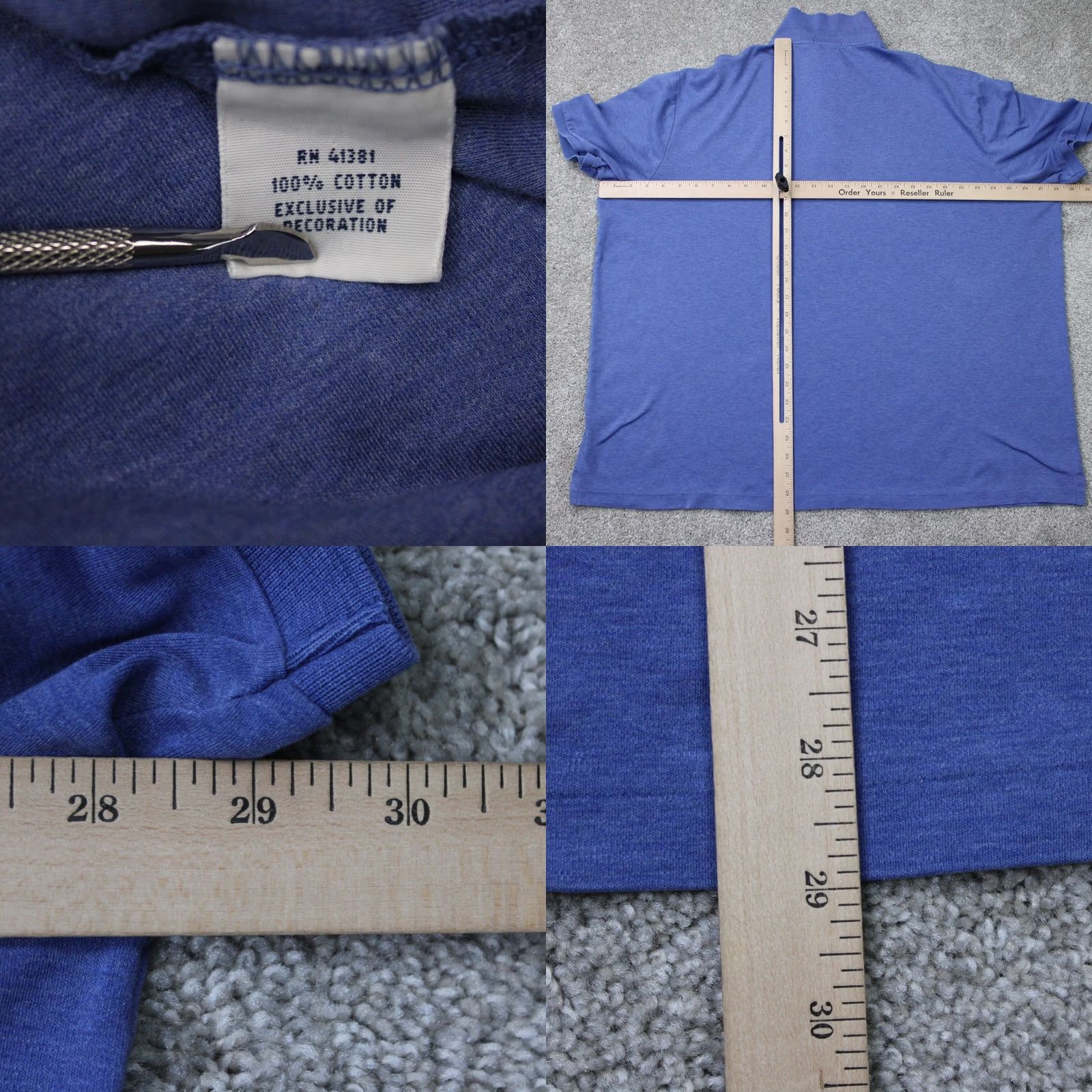 Polo Ralph Lauren Polo Ralph Lauren Shirt Mens 2XL XXL Blue Polo by Ralph Lauren Regular Classic Fit 100% Cotton Short Sleeve Button-Front Polo Shirt Boys? Size US XXL / EU 58 / 5 - 8 Thumbnail