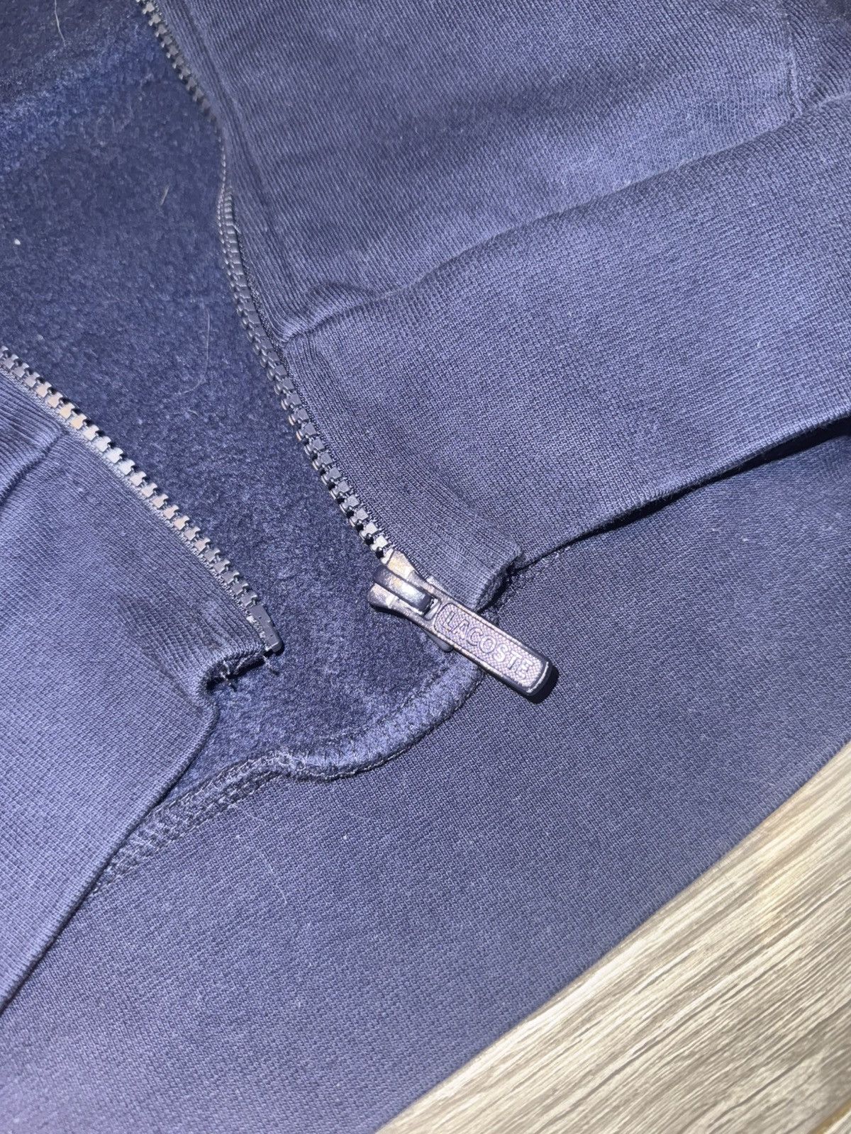 Lacoste navy blue lacoste zip up Size US M / EU 48-50 / 2 - 7 Thumbnail