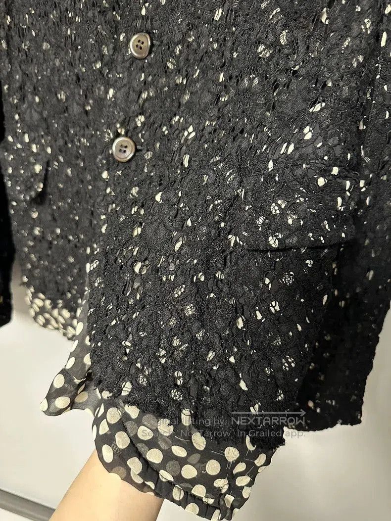Comme des Garcons Comme des Garcons CDG Lace Polka Dot Jacket. Size US S / EU 44-46 / 1 - 4 Thumbnail